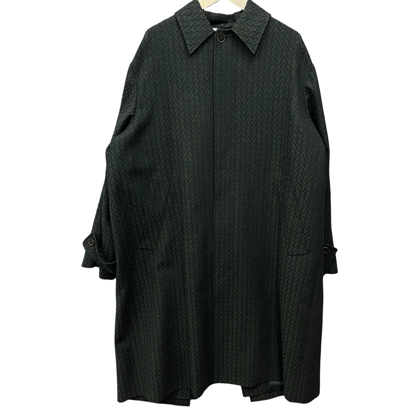 VALENTINO Stainless Collar Coat WV3CAC357H5 Size 46