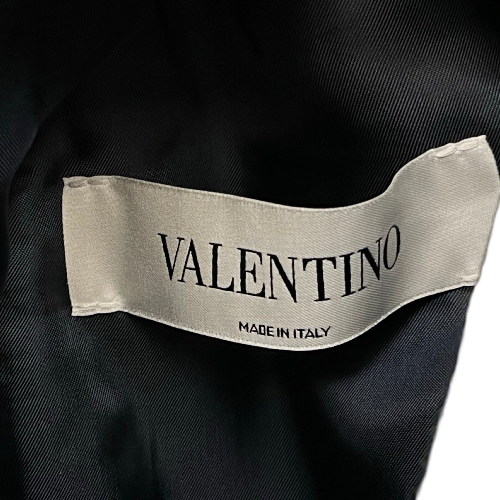 VALENTINO Stainless Collar Coat WV3CAC357H5 Size 46