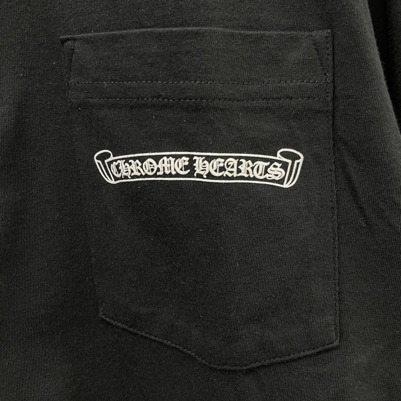 CHROME HEARTS Back Scroll Label Logo Long Sleeve Tee Size XXL