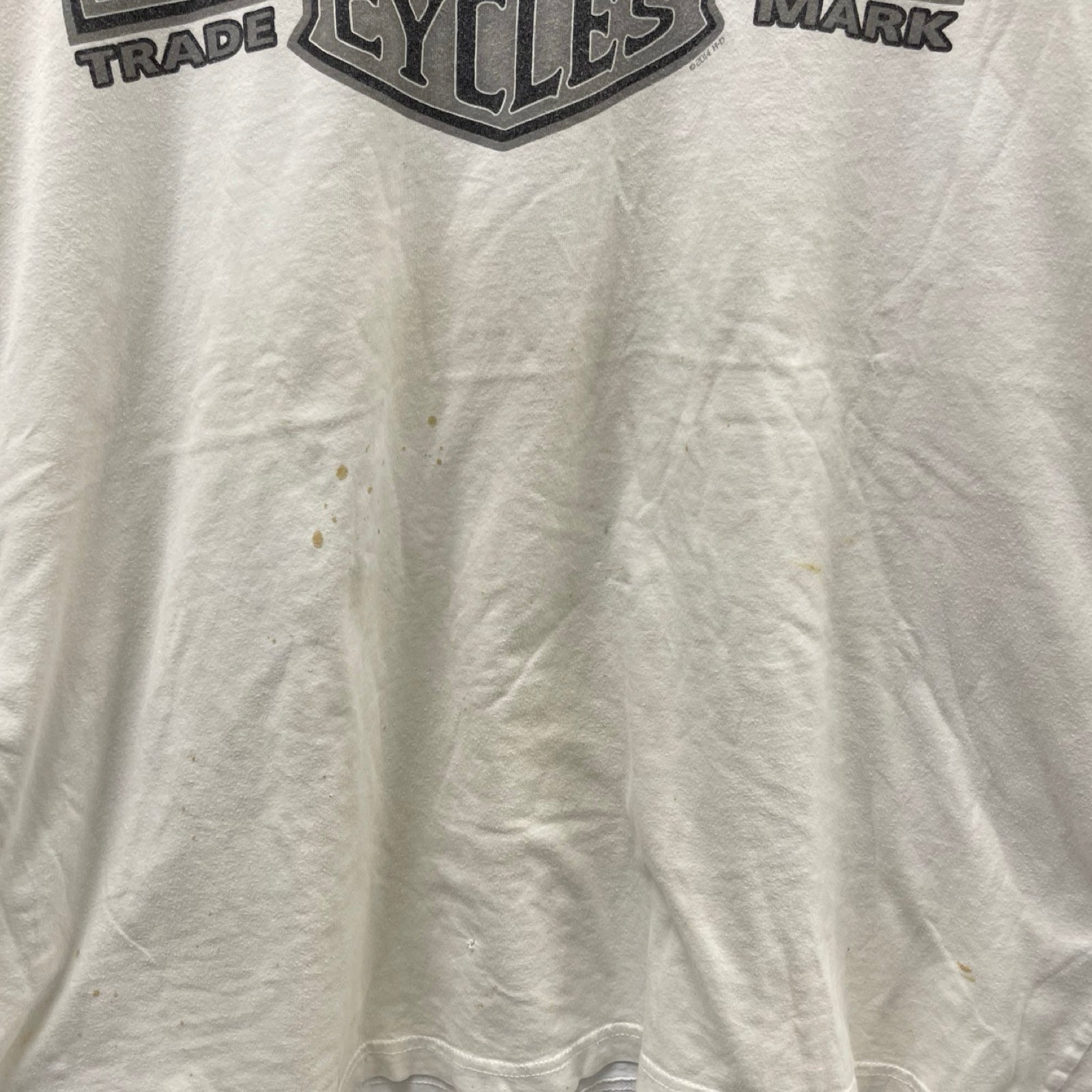 Vintage 00's Harley-Davidson "PETERSON'S" 2004 Skull Print L/S Tee Size 2XL