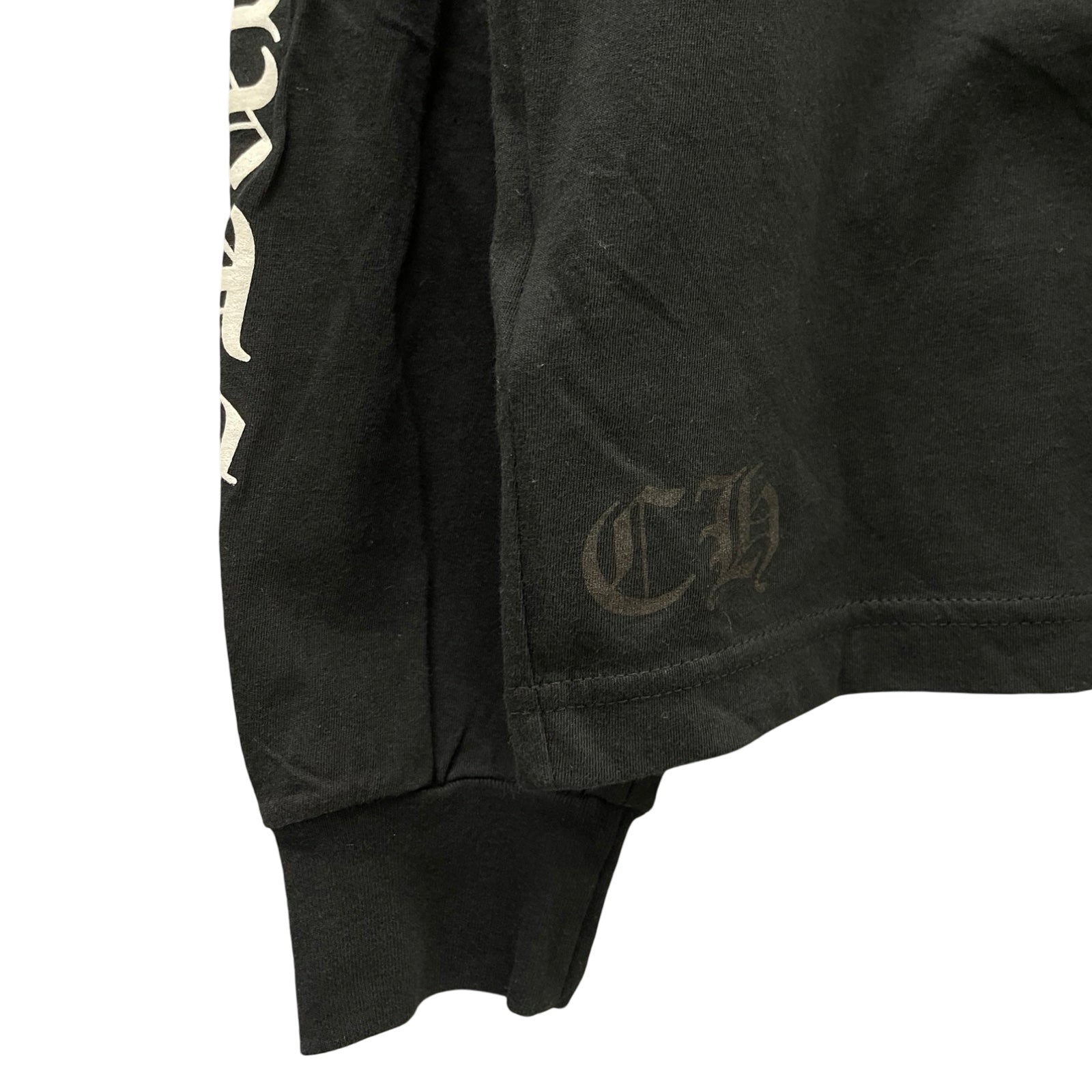 CHROME HEARTS Back Scroll Label Logo Long Sleeve Tee Size XXL