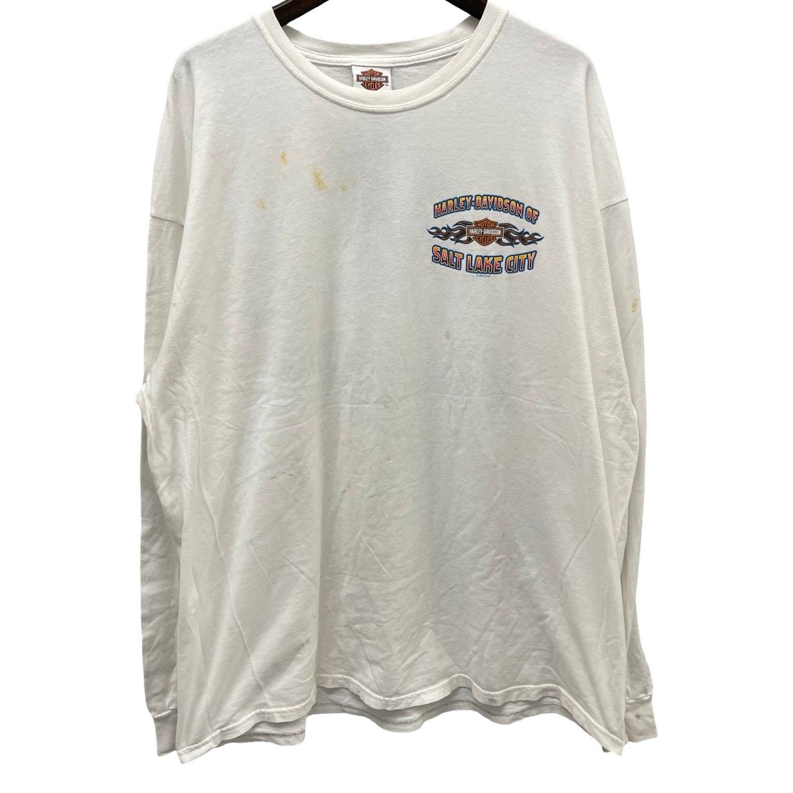 Vintage 00's Harley-Davidson "SALT LAKE CITY" 2010 L/S Tee Size XXL