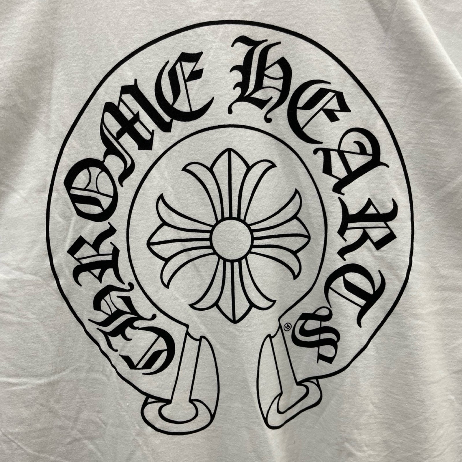 CHROME HEARTS Back Horseshoe Tee Size XXL
