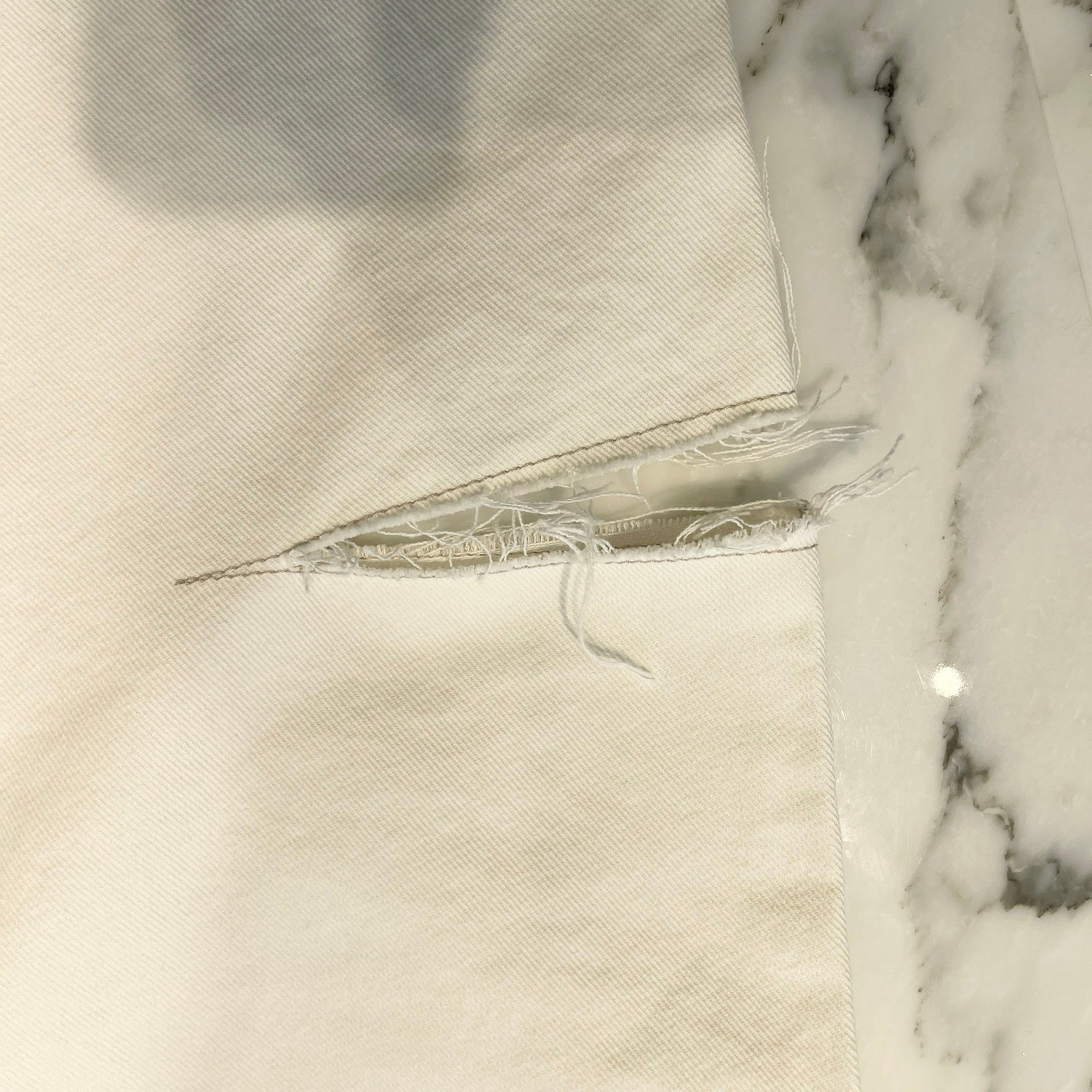 Maison Margiela 2020AW 1 JEANS Slash Detail Cut Off Denim Pants S51LA01006 S47399 Size 44 メゾンマルジェラ 1ジーンズ スラッシュディティール カットアウト デニムパンツ サイズ44