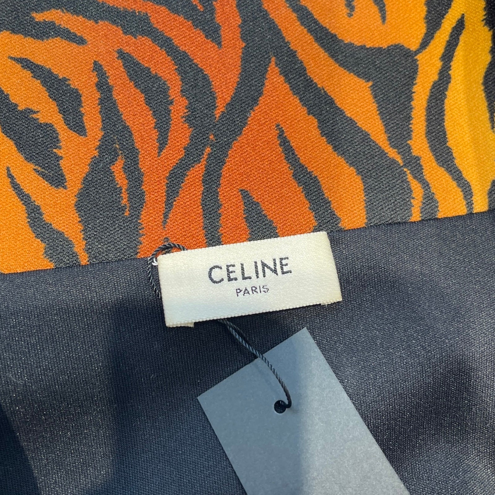 CELINE 2022SS Tiger Zip Up Track Jacket 2Y654382Q Size M セリーヌ タイガージップアップトラックジャケット サイズM