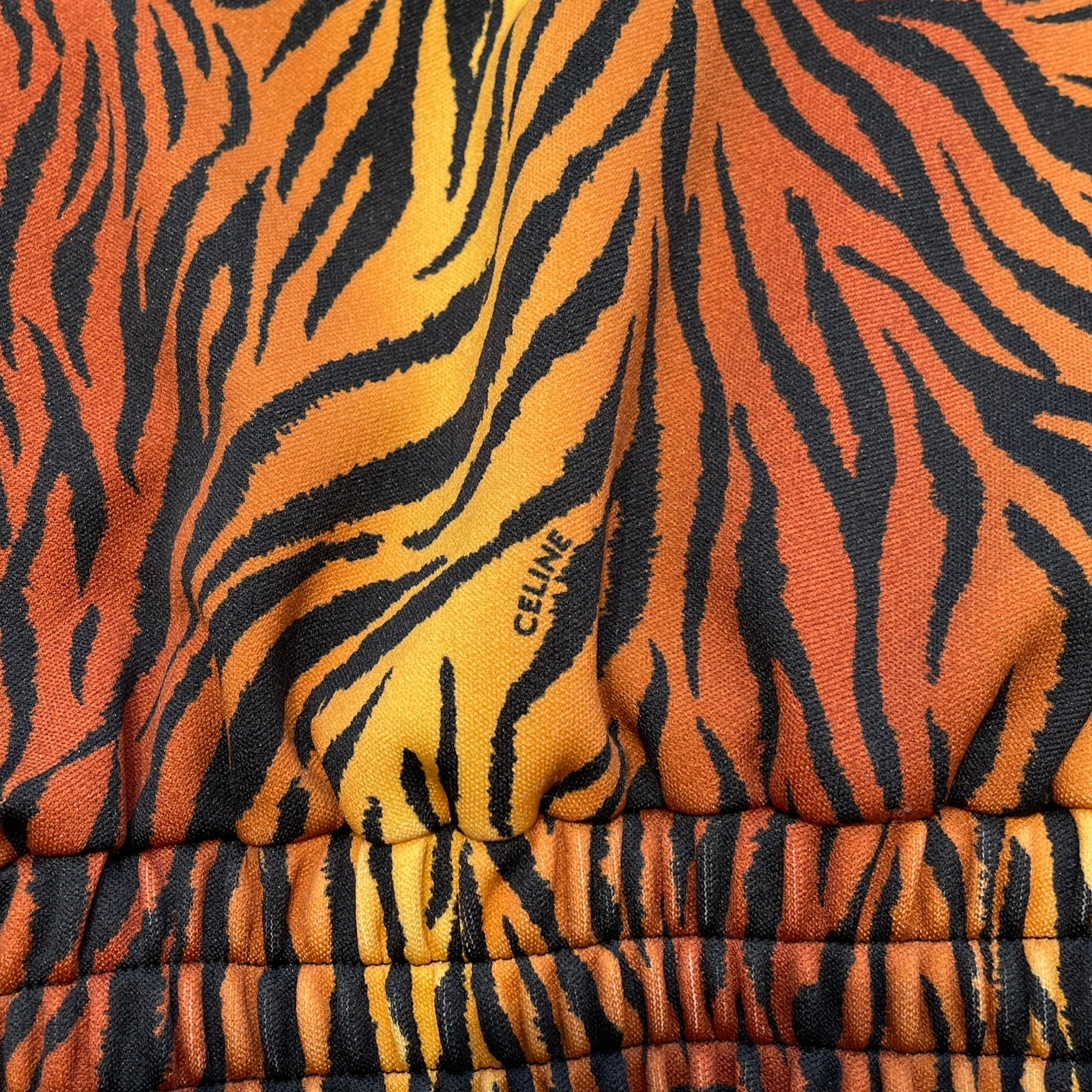 CELINE 2022SS Tiger Zip Up Track Jacket 2Y654382Q Size M セリーヌ タイガージップアップトラックジャケット サイズM