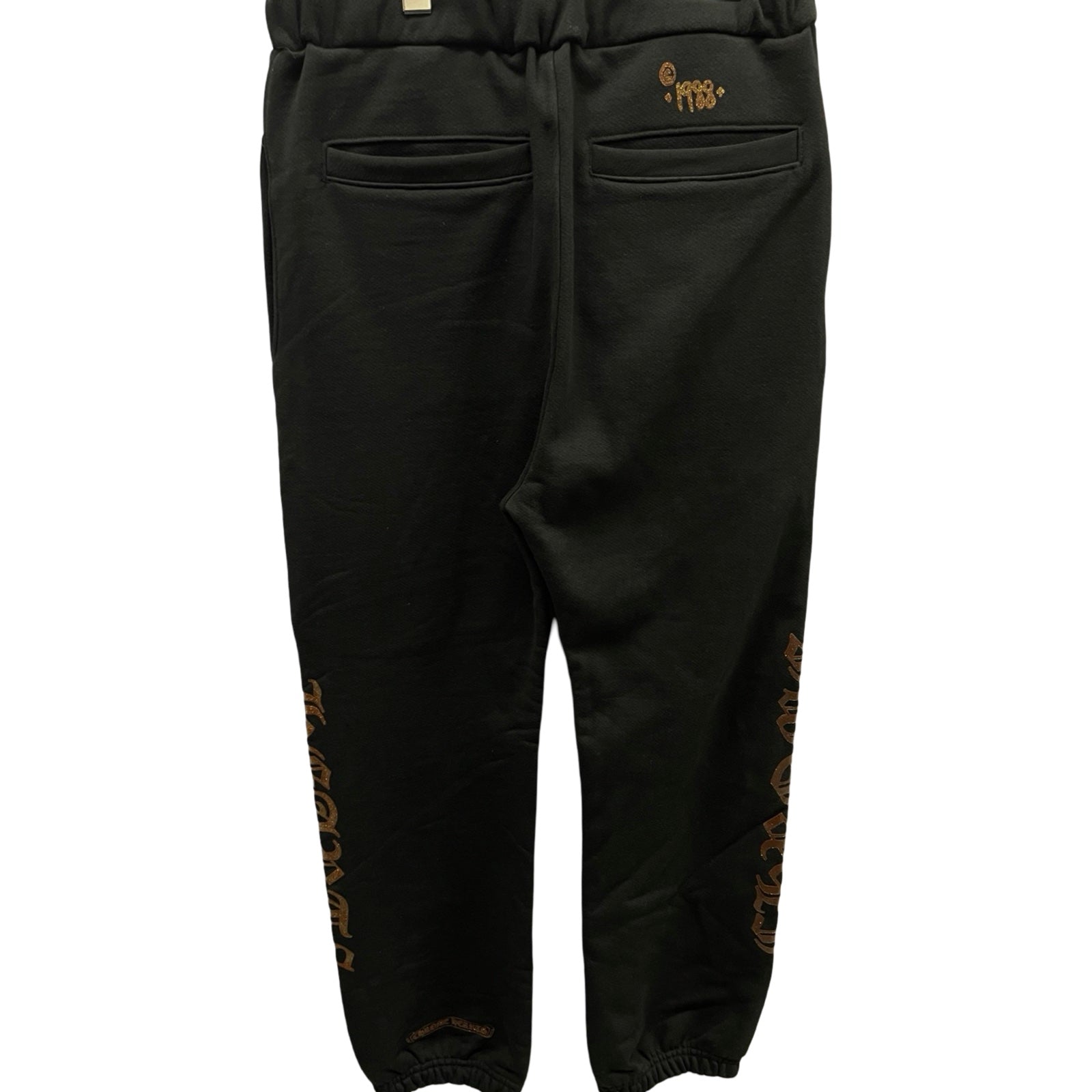 CHROME HEARTS 1998 Glitter HorseShoe Sweat Pants Size S