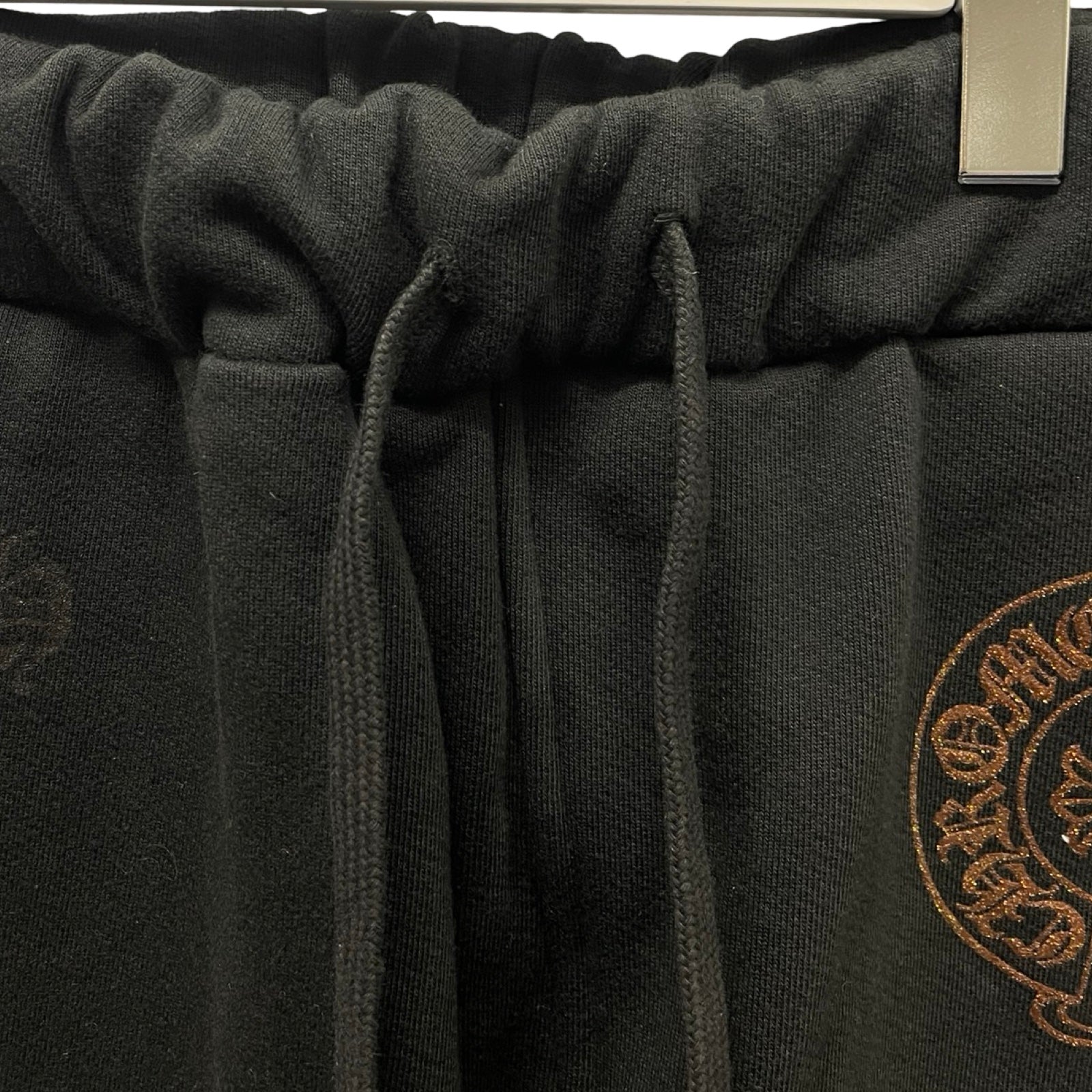 CHROME HEARTS 1998 Glitter HorseShoe Sweat Pants Size S