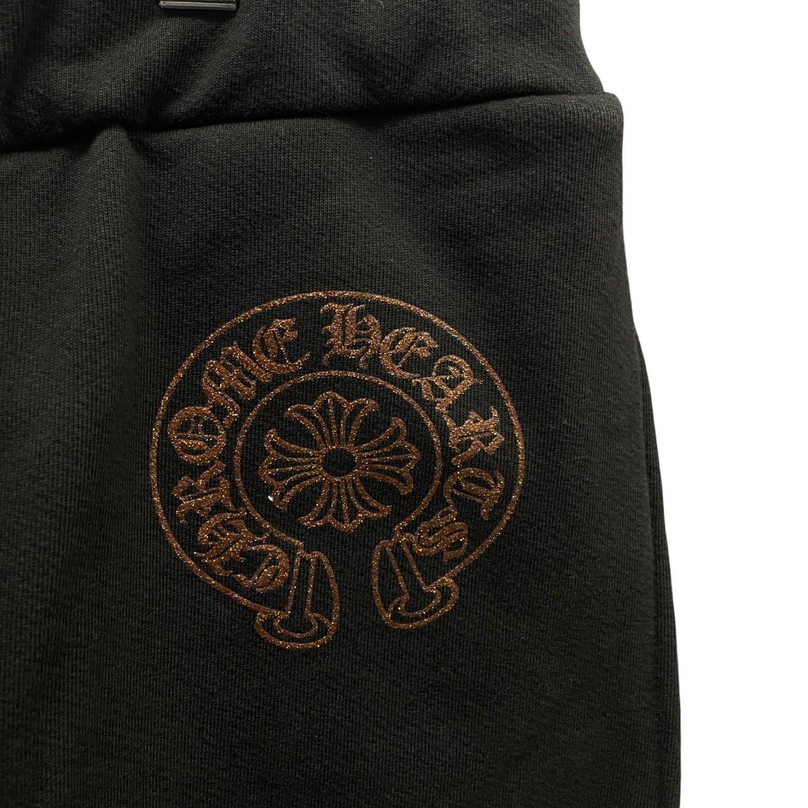 CHROME HEARTS 1998 Glitter HorseShoe Sweat Pants Size S