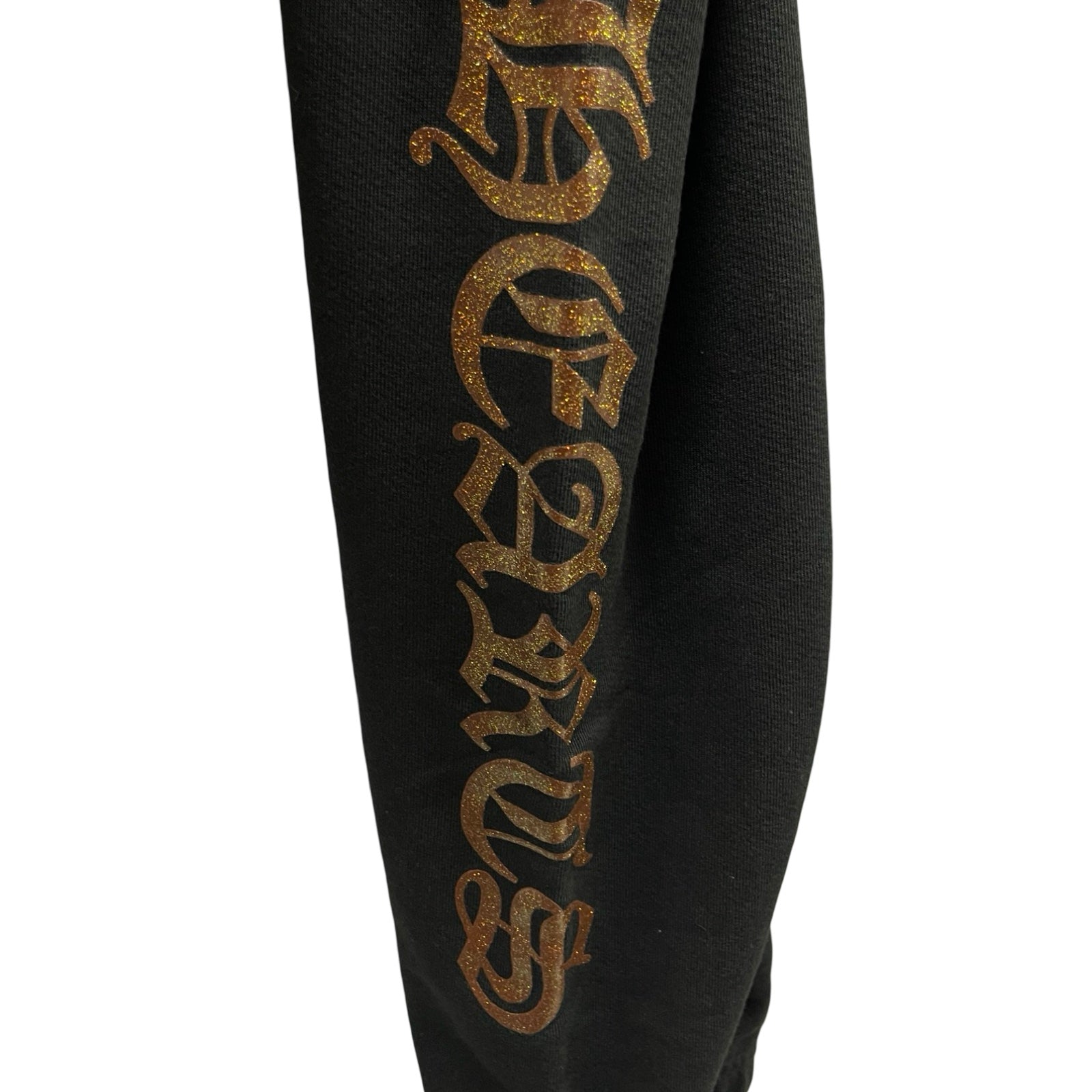 CHROME HEARTS 1998 Glitter HorseShoe Sweat Pants Size S