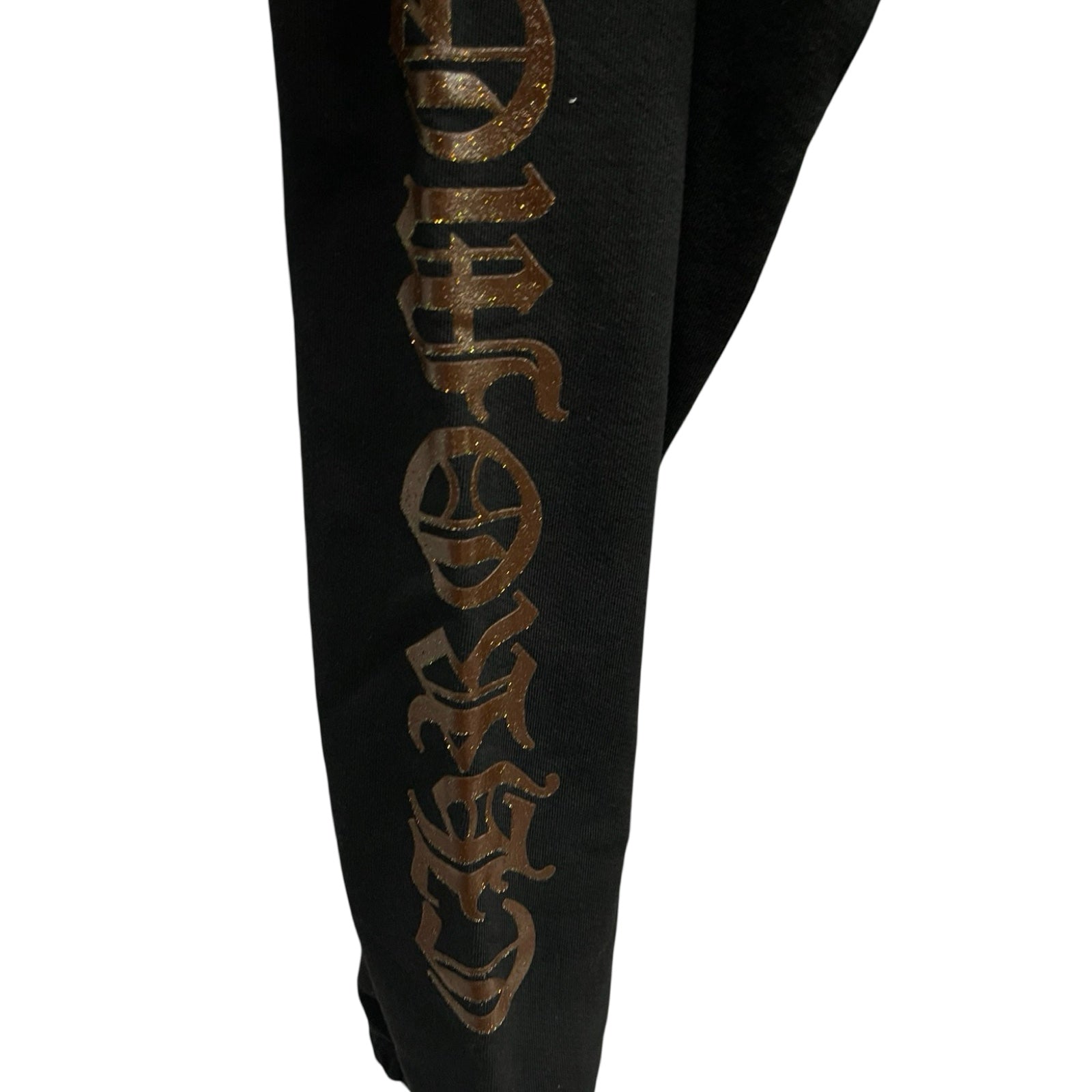 CHROME HEARTS 1998 Glitter HorseShoe Sweat Pants Size S