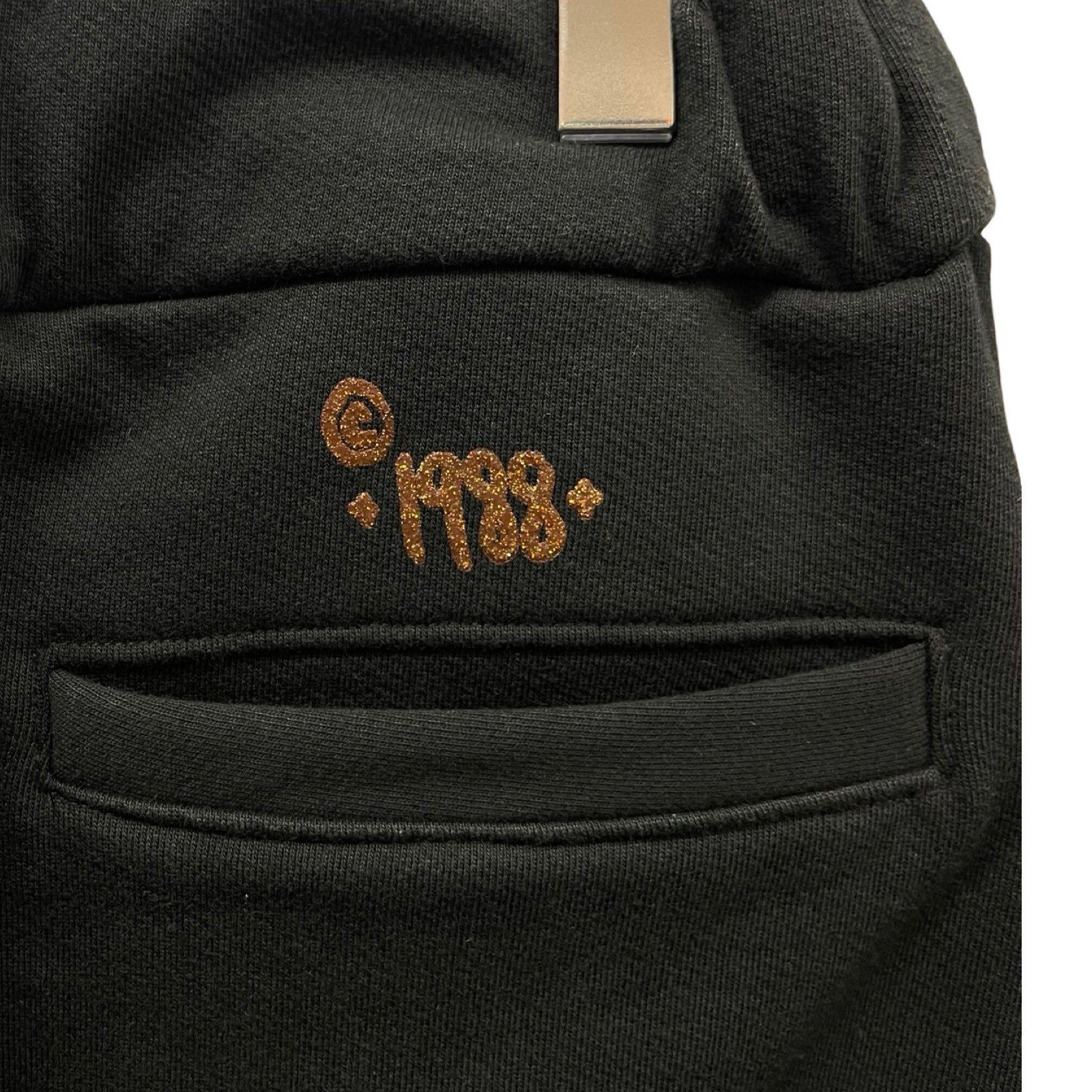 CHROME HEARTS 1998 Glitter HorseShoe Sweat Pants Size S