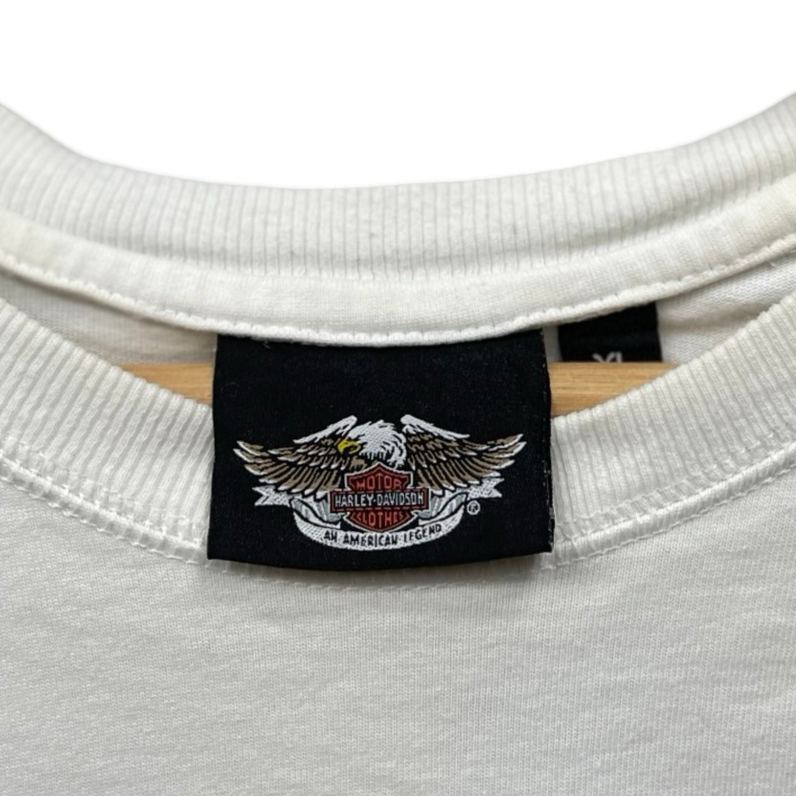 Vintage 00's Harley-Davidson Logo Patch L/S Tee Size XL
