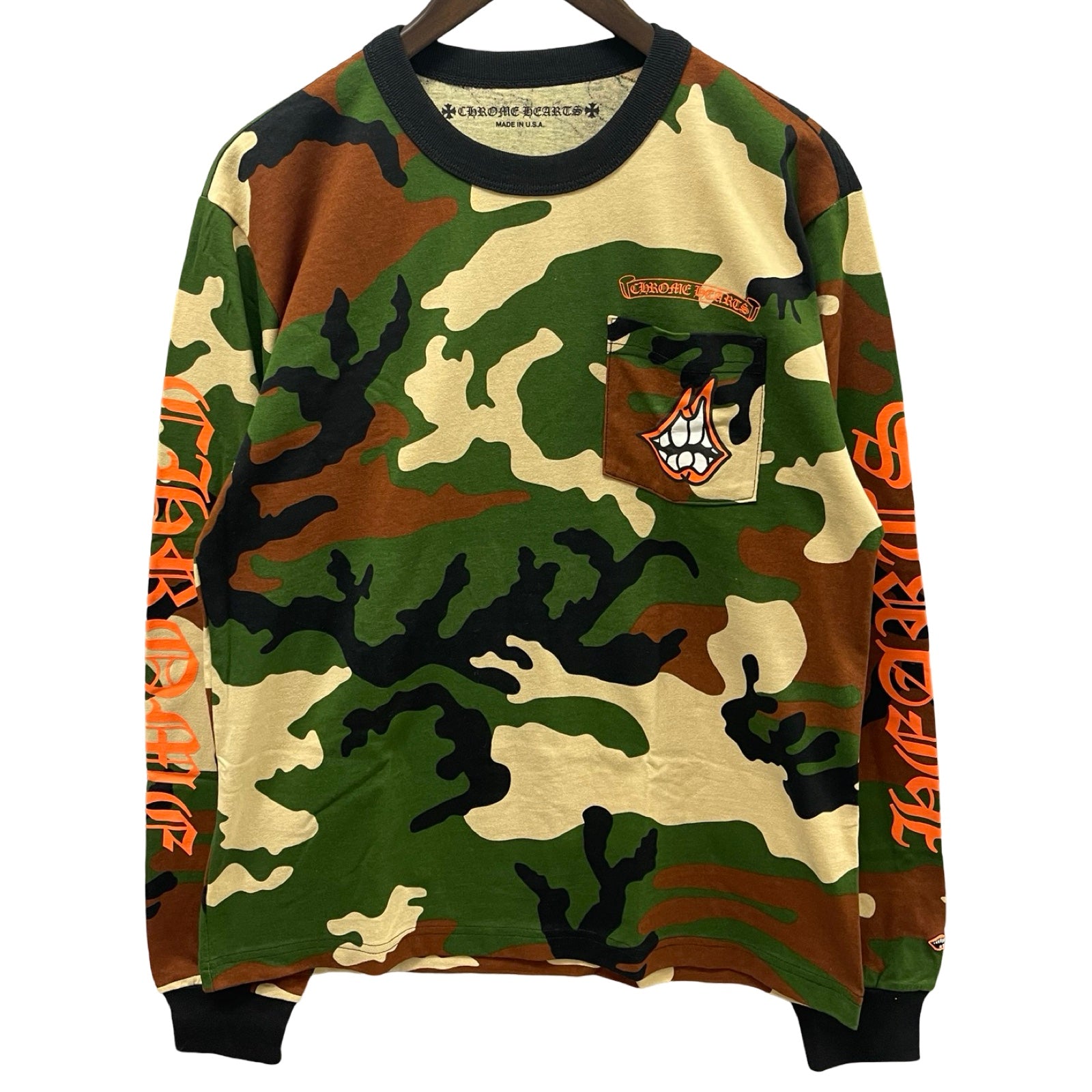 CHROME HEARTS×MATTY BOY 2022SS PPO CAUTION L/S Tee Size M