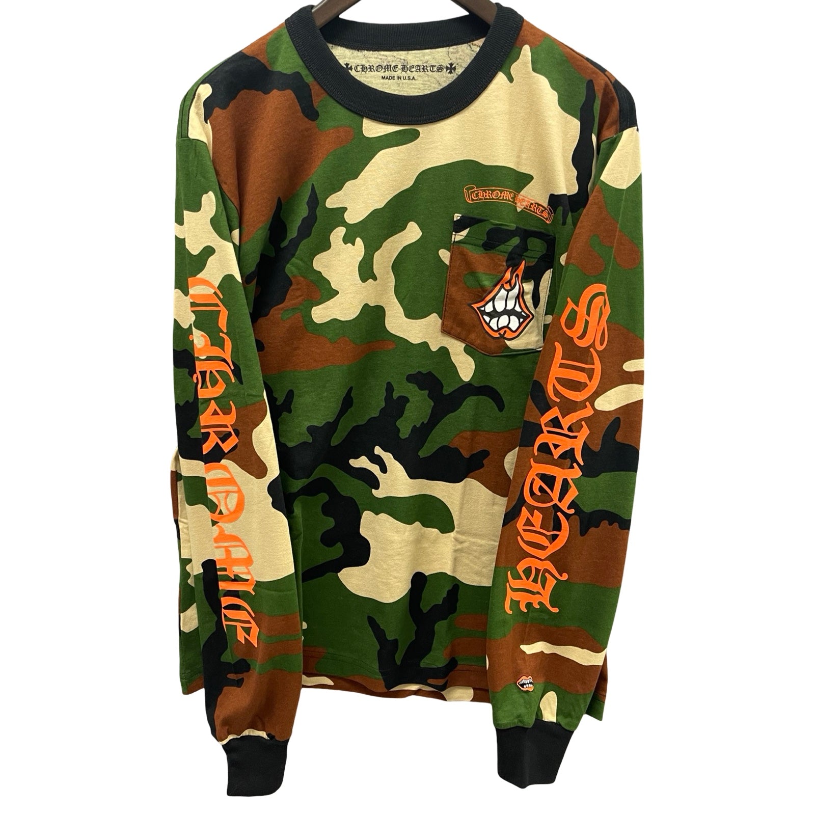 CHROME HEARTS×MATTY BOY 2022SS PPO CAUTION L/S Tee Size M