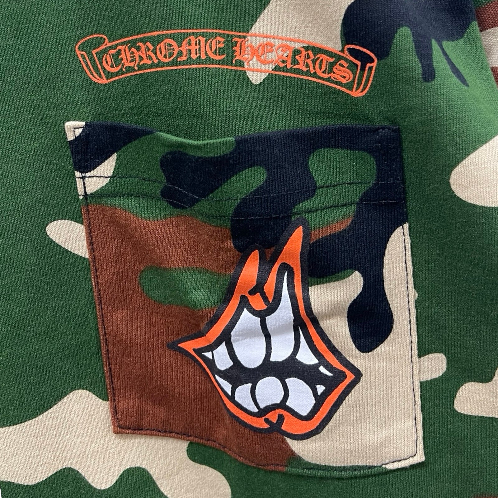 CHROME HEARTS×MATTY BOY 2022SS PPO CAUTION L/S Tee Size M