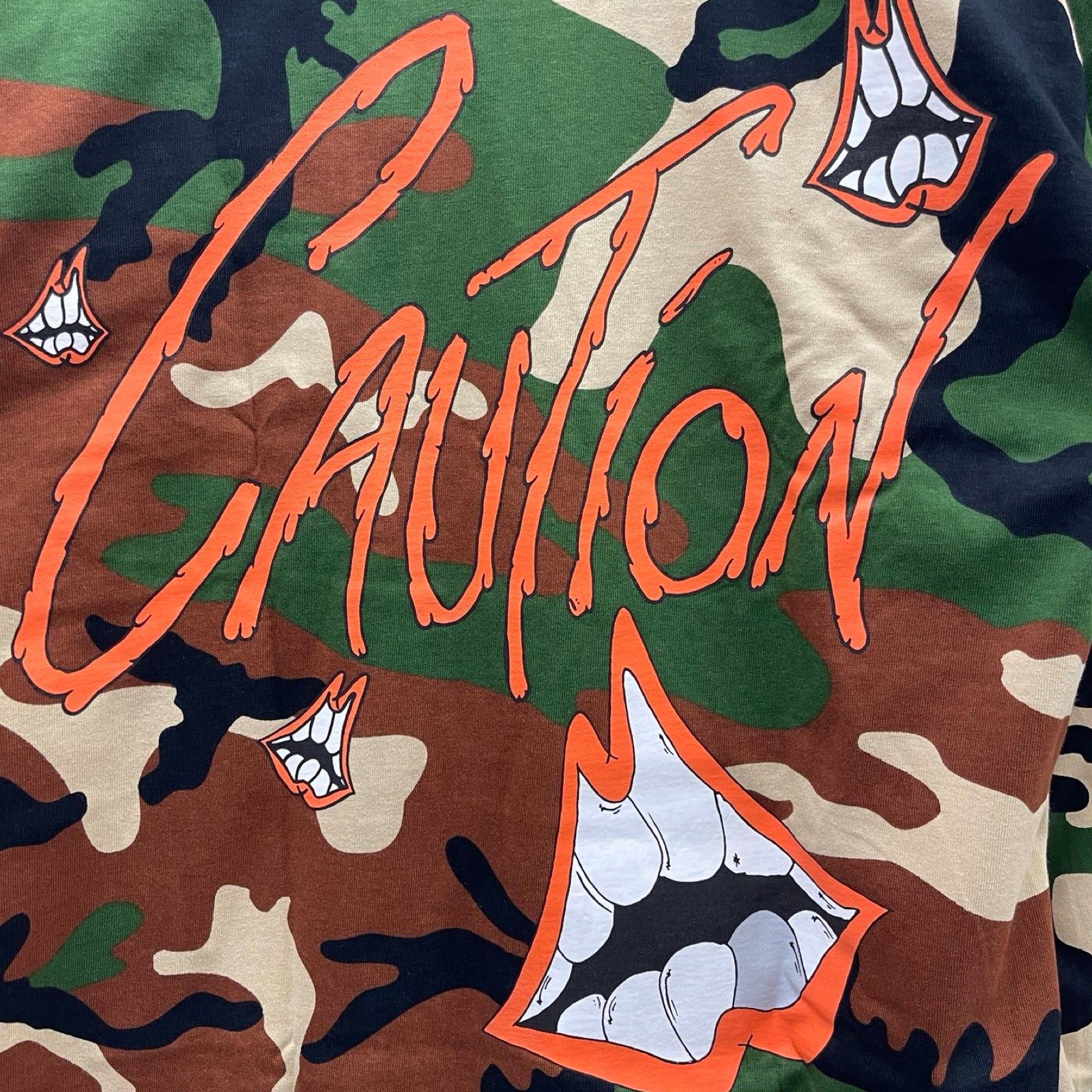 CHROME HEARTS×MATTY BOY 2022SS PPO CAUTION L/S Tee Size M