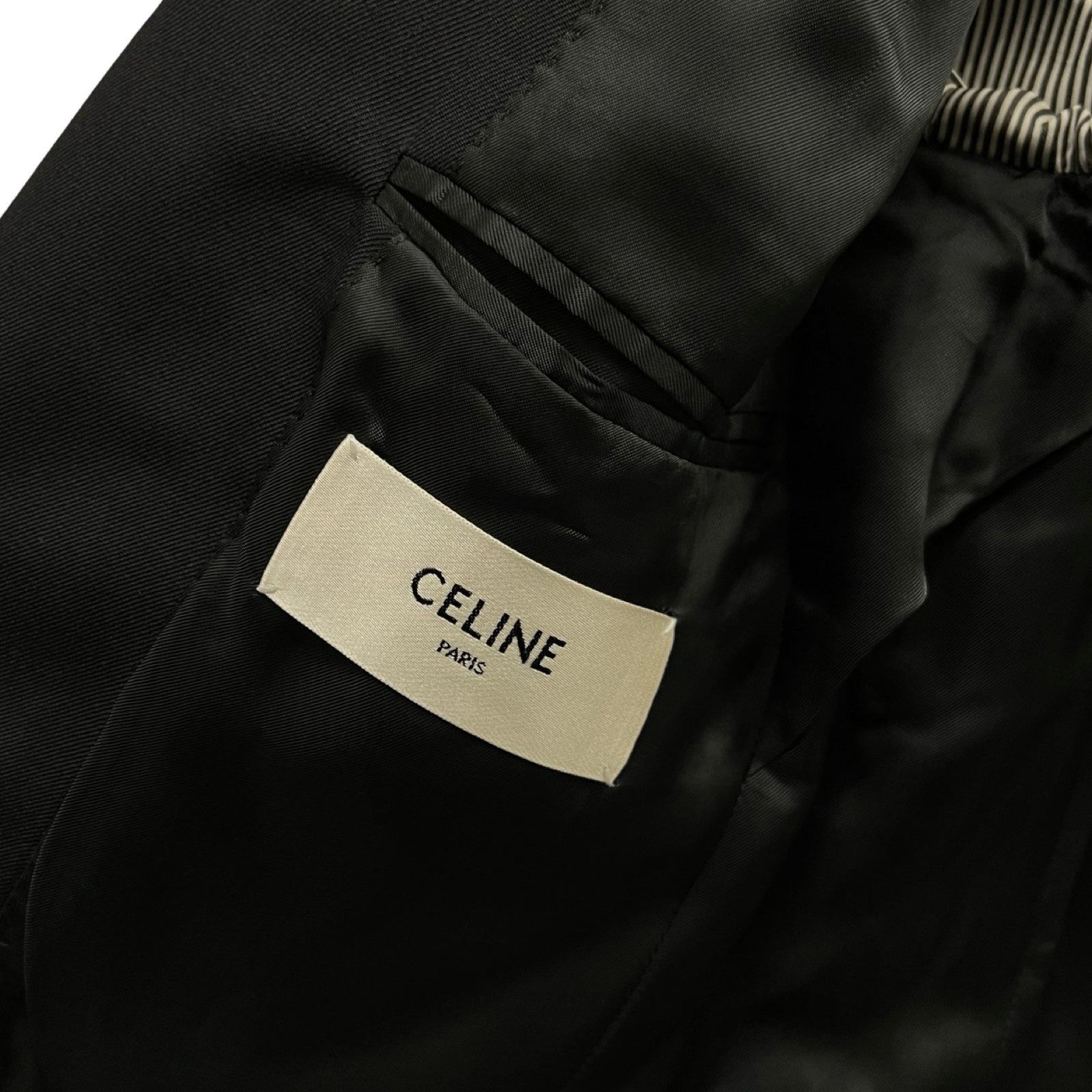 CELINE Notch Lapel 2B Tailored Suit 27A01650D Size 46