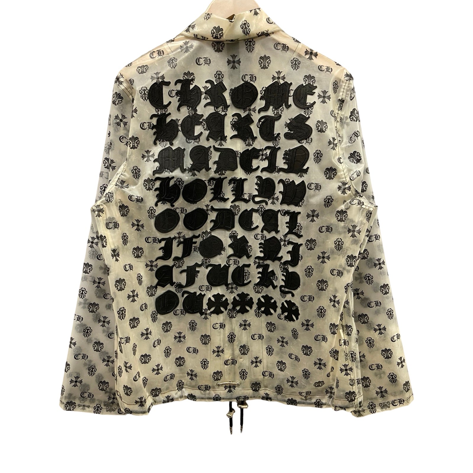 CHROME HEARTS PVC Jacket Size M