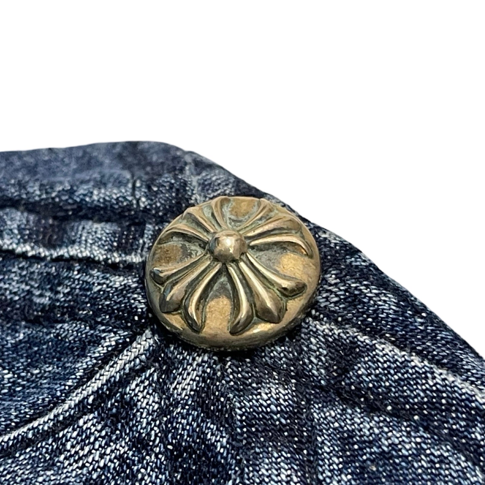 CHROME HEARTS 2024SS Vine Dagger Embroidery Denim Trucker Cap Size ONE SIZE（53-60）