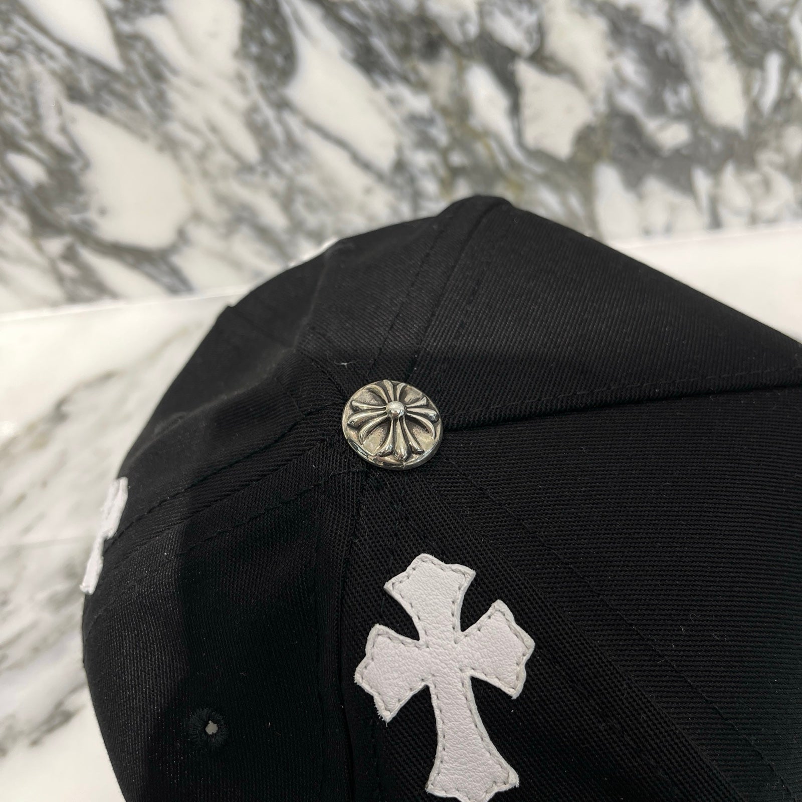 CHROME HEARTS Cemetery Cross Patch Trucker Cap Size ONE SIZE（53-60）クロムハーツ セメタリークロスパッチトラッカーキャップ サイズONE SIZE（53-60）