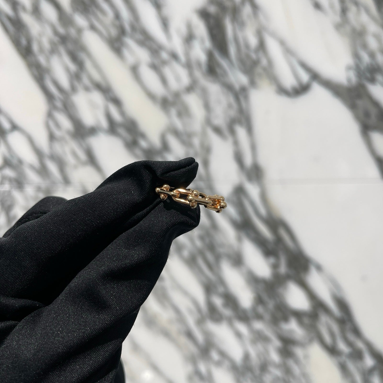 Tiffany＆Co. Hardware Micro Link Ring YG 18K Size 6号 ティファニー ハードウェア マイクロリンクリング イエローゴールド 18K サイズ6号