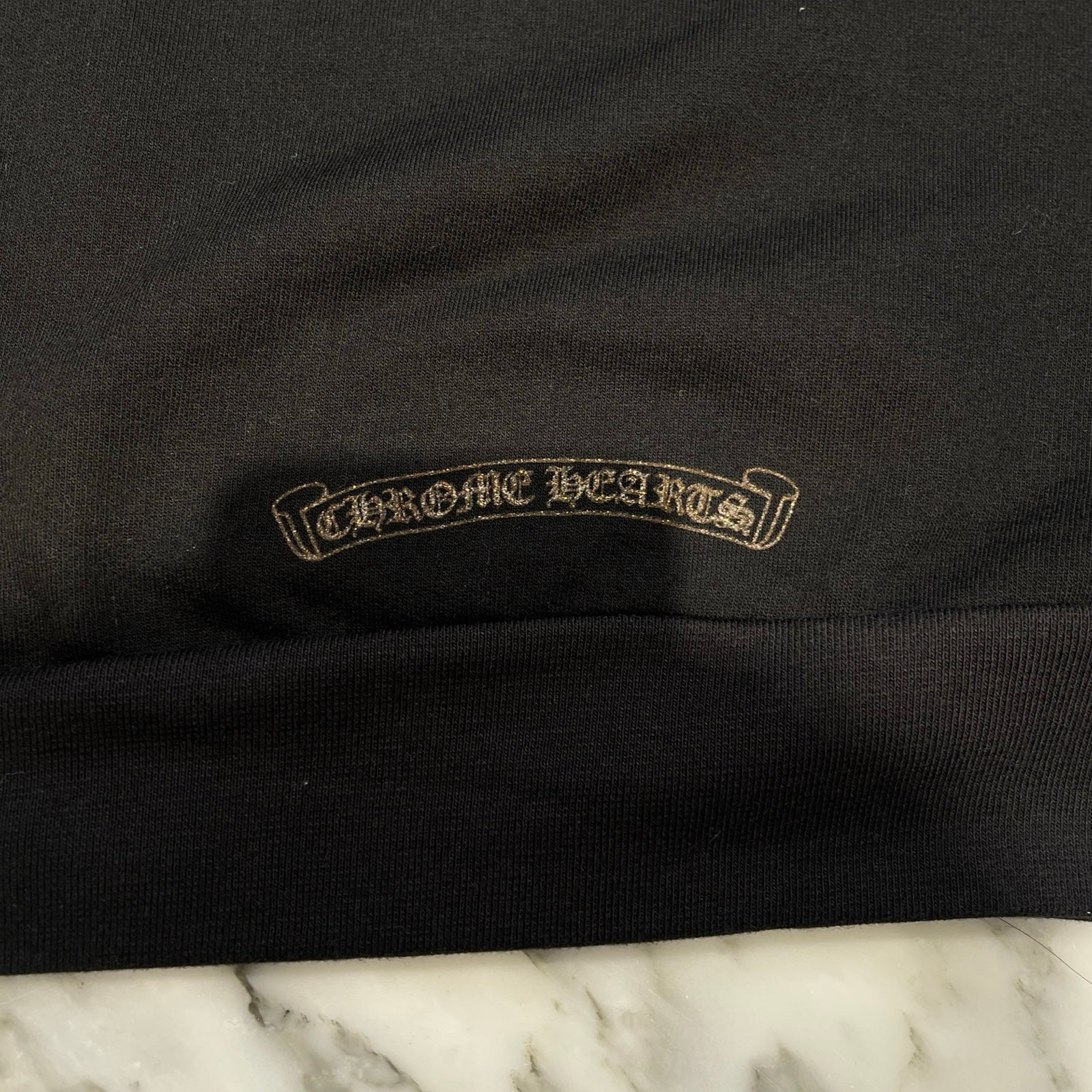 CHROME HEARTS 1998 Vertical Logo Glitter Zip Up Hoodie Size XXL クロムハーツ 1998 ヴァーティカルロゴ グリッタージップアップフーディ サイズXXL