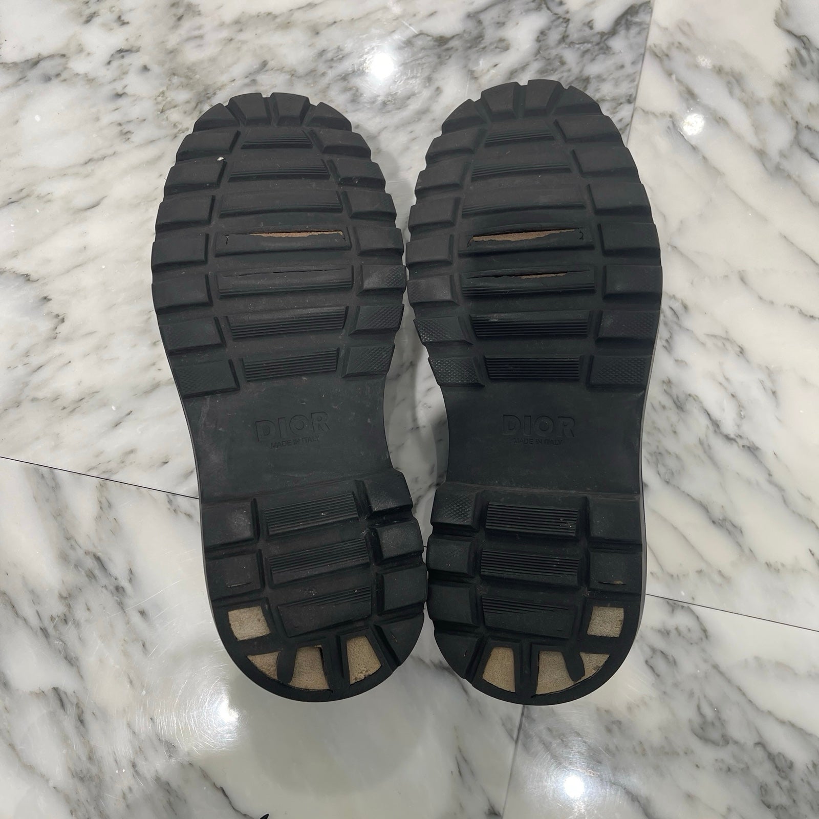 DIOR 2023SS CD ICON Explorer Loafers 3LO117ZJQ_H969 Size 40 ディオール CDアイコン エクスプローラー ローファー レザーシューズ サイズ40