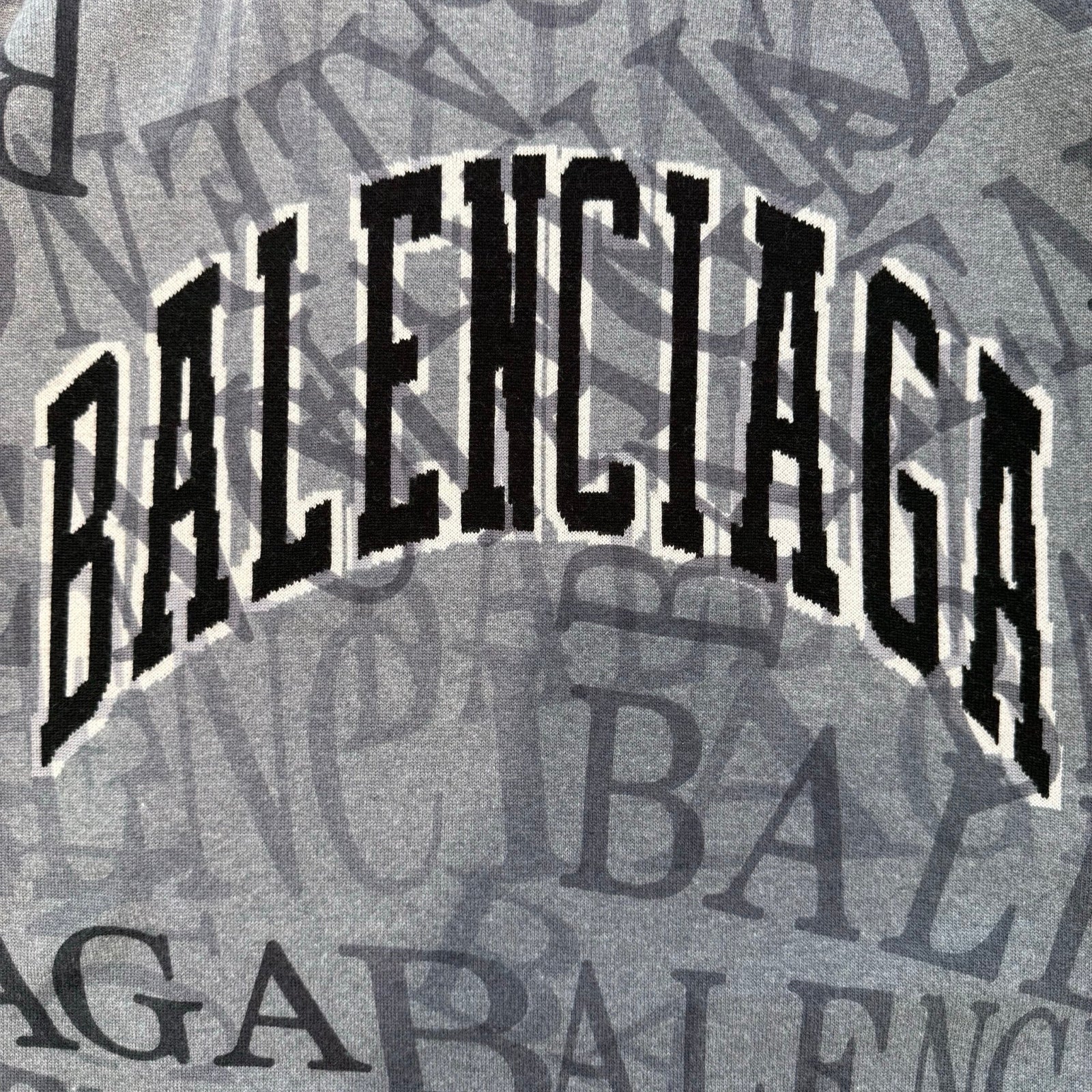 BALENCIAGA 2019SS Typography Oversized Knit Size XS バレンシアガ タイポグラフィ オーバーサイズニット サイズXS