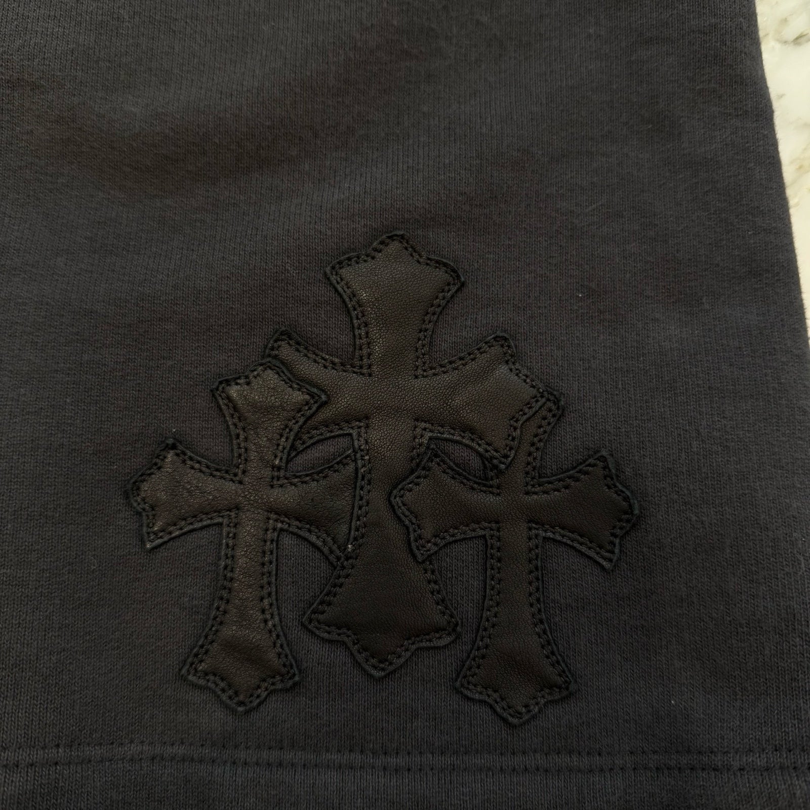 CHROME HEARTS Y NOT 3 Cemetery Cross Patch Sweat Shorts Size M クロムハーツ ワイノット 3セメタリークロスパッチ スウェットショーツ サイズM