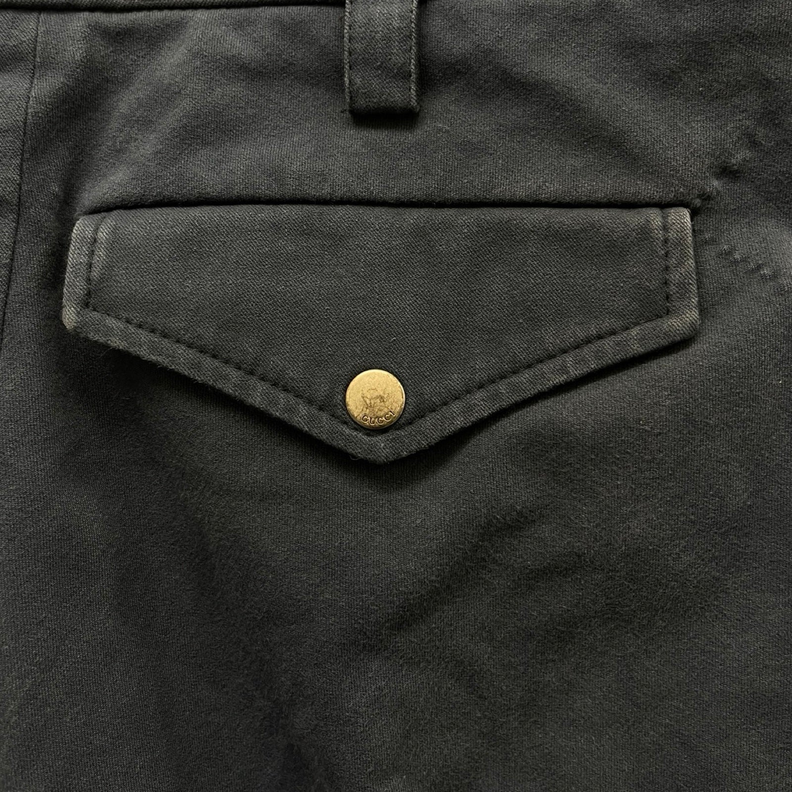 GUCCI 2018SS Sideline Gabardine Stretch Pants 495695 Z7576 Size 50