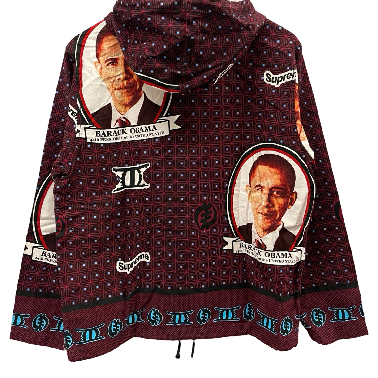 Supreme 2017SS Obama Half Zip Anorak Size S