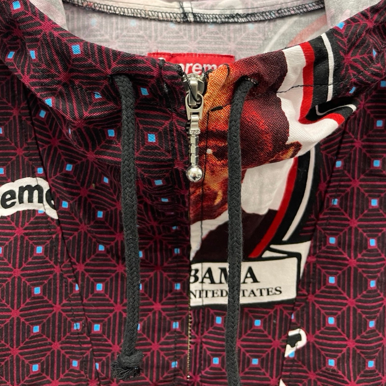 Supreme 2017SS Obama Half Zip Anorak Size S