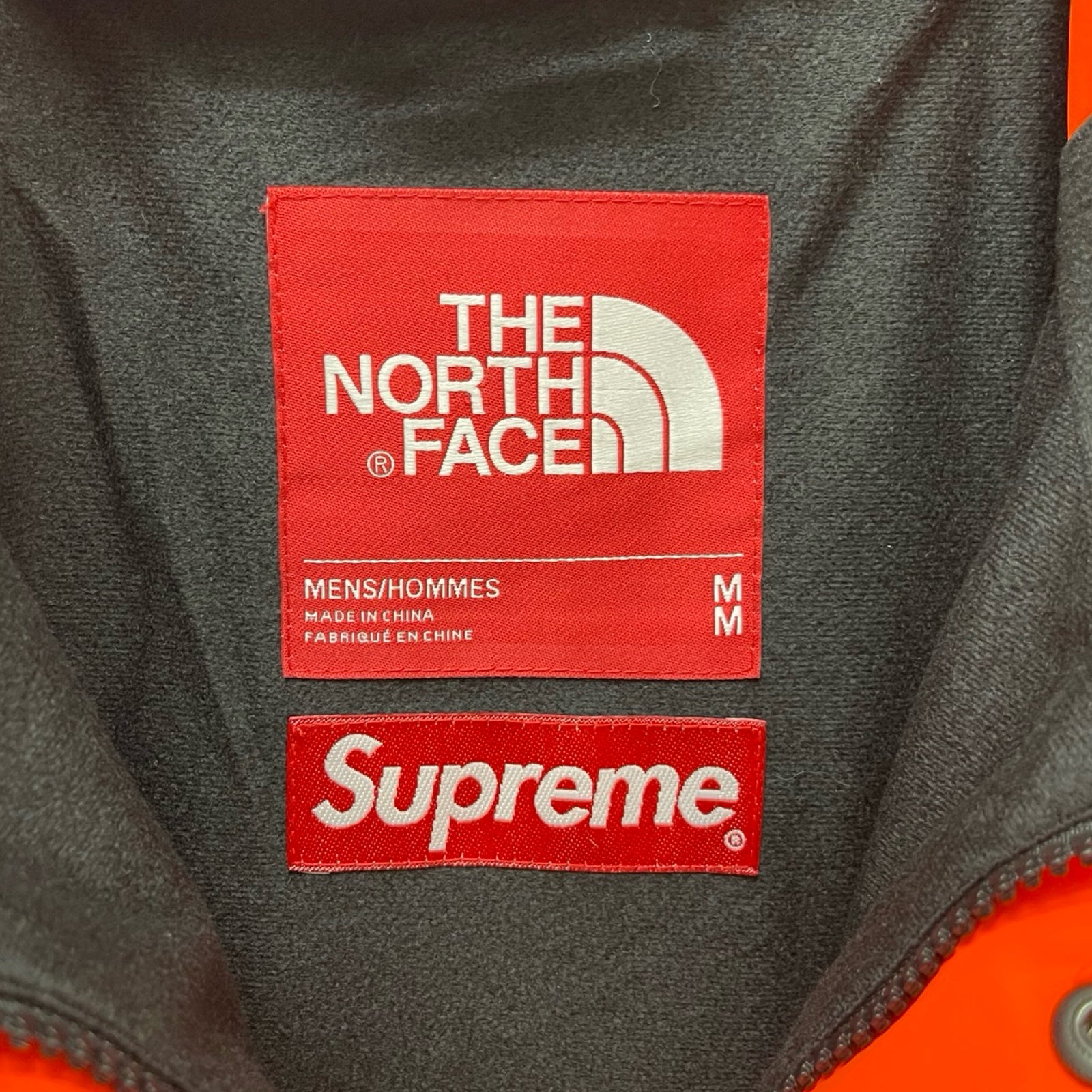 Supreme × THE NORTH FACE 2016AW Mountain Light Jacket Power Orange Size M