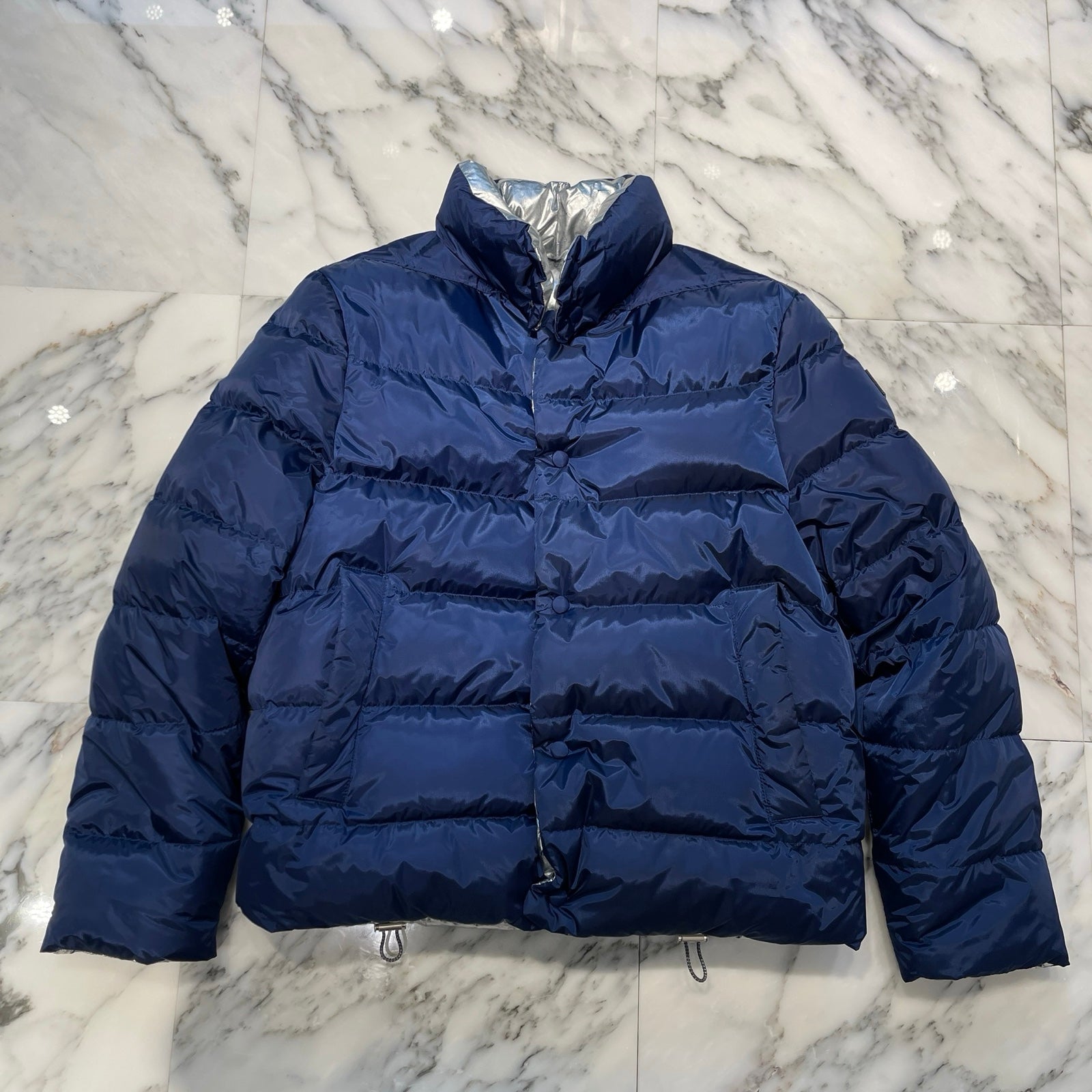 Salvatore Ferragamo Rubber Logo Patch Reversible Down Jacket Size 46 サルヴァトーレ フェラガモ ラバーロゴパッチ リバーシブル ダウンジャケット サイズ46