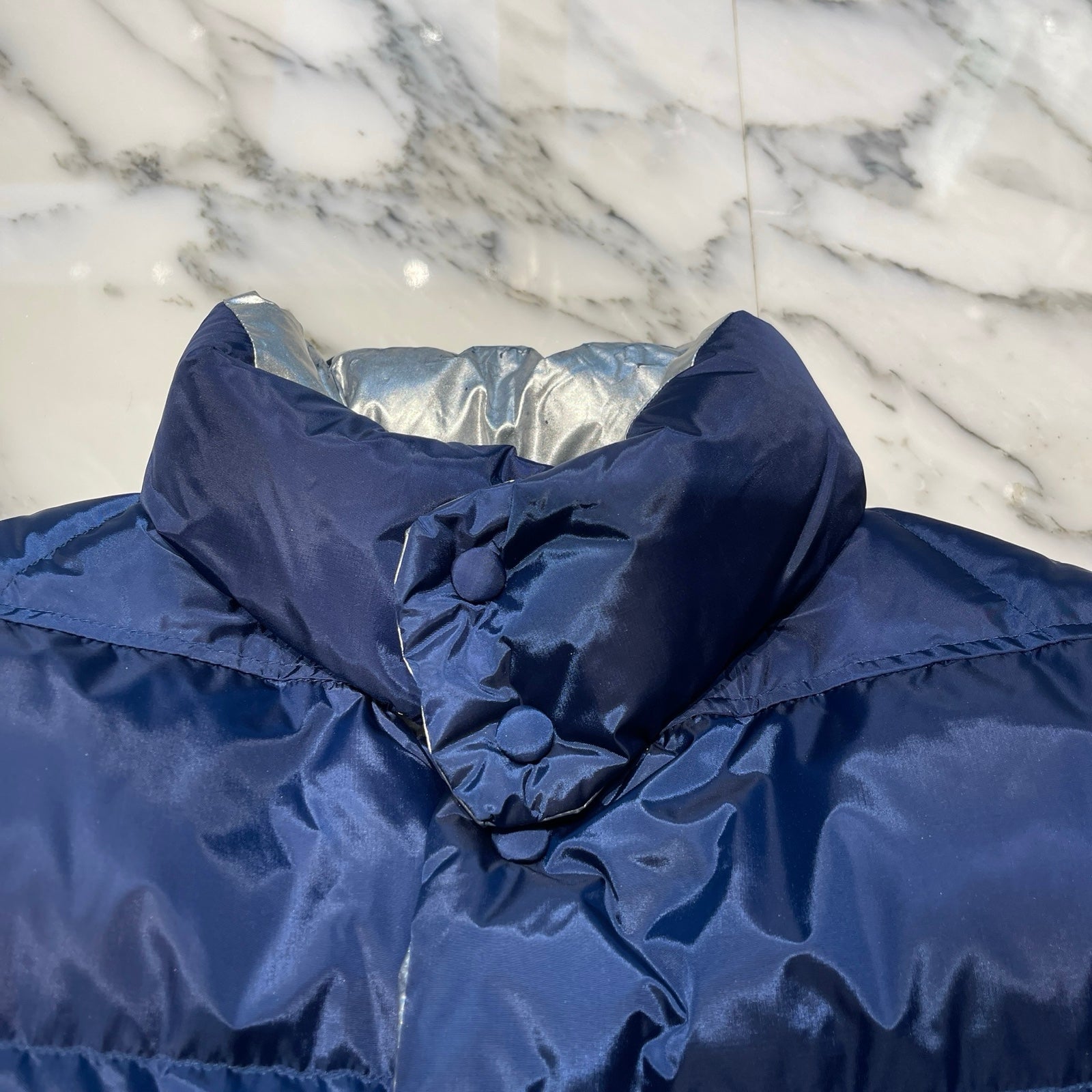 Salvatore Ferragamo Rubber Logo Patch Reversible Down Jacket Salvatore Ferragamo Rubber Logo Patch Reversible Down Jacket