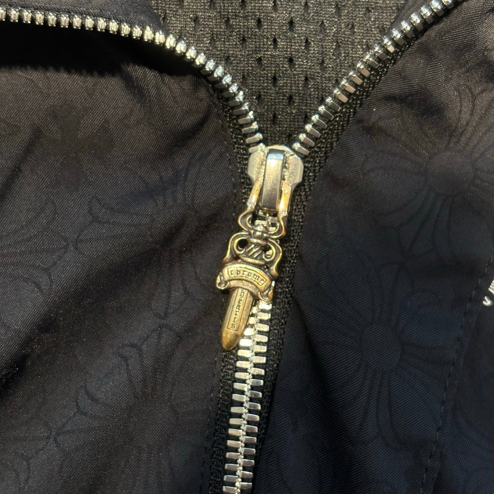 CHROME HEARTS Y NOT U Match Point Back USA Arch Logo Nylon Jacket Size XL クロムハーツ ワイノット Uマッチポイント バックUSAアーチロゴ ナイロンジャケット サイズXL