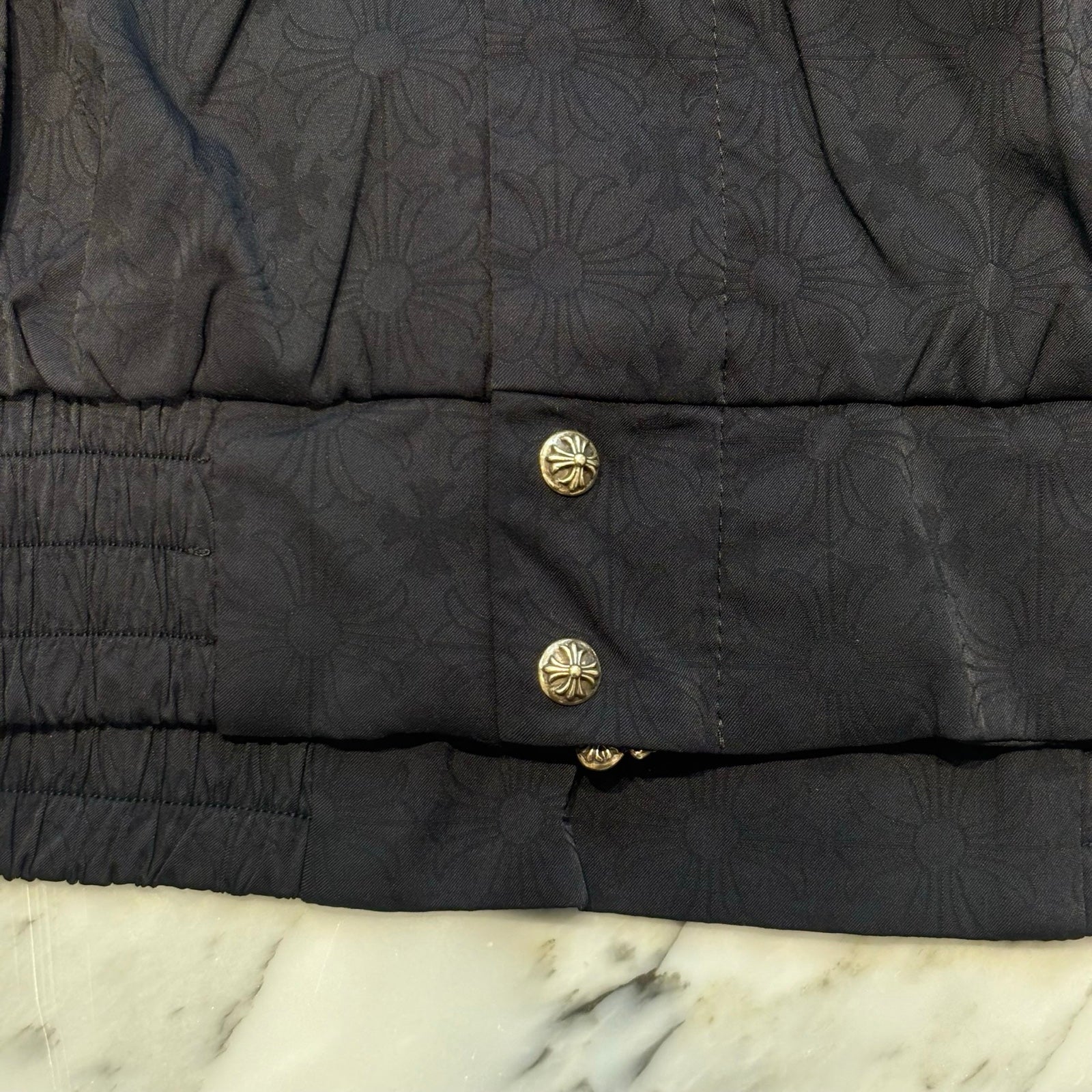 CHROME HEARTS Y NOT U Match Point Back USA Arch Logo Nylon Jacket Size XL クロムハーツ ワイノット Uマッチポイント バックUSAアーチロゴ ナイロンジャケット サイズXL