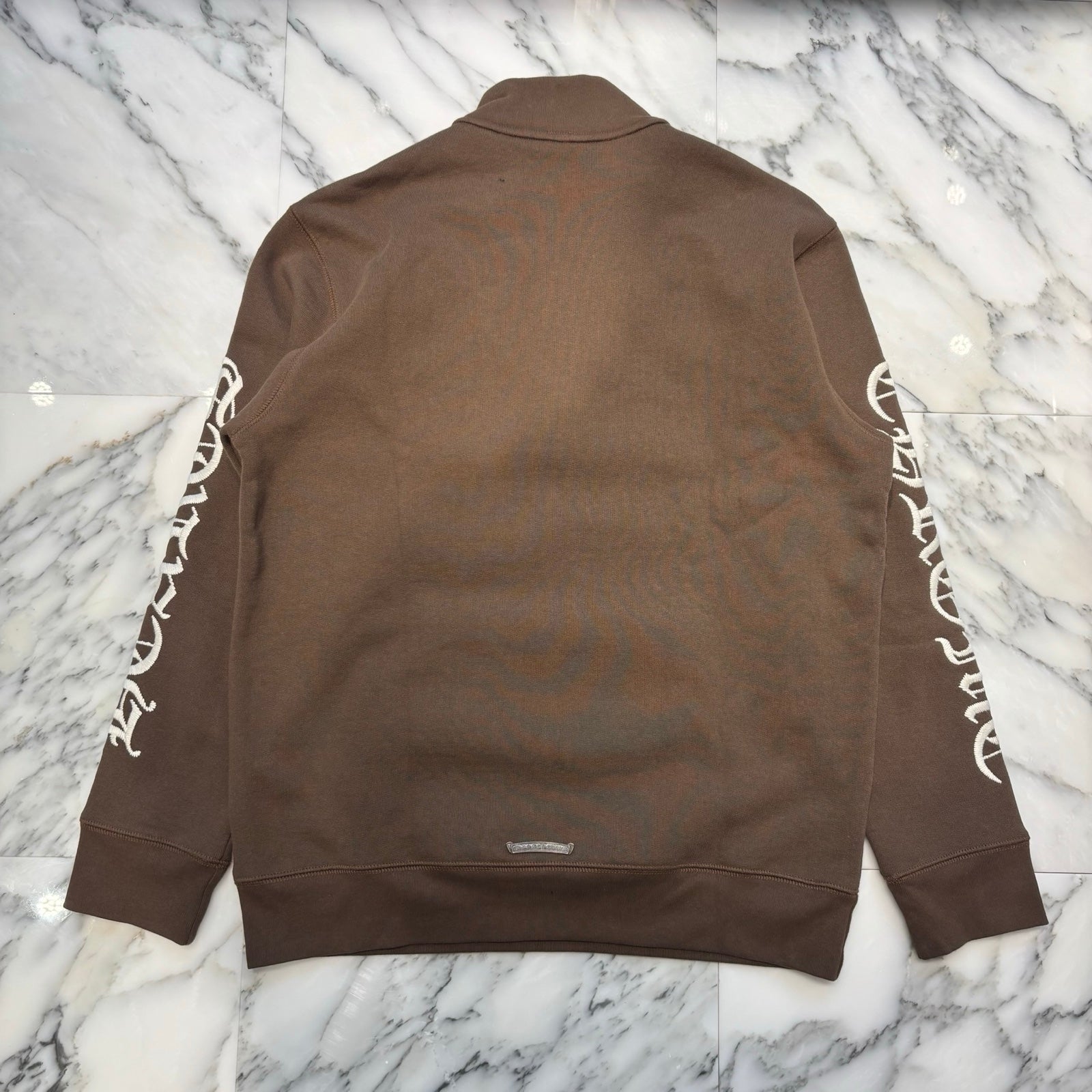 CHROME HEARTS Y NOT SLO RIDE Half Zip Sweat Shirt Size M クロム