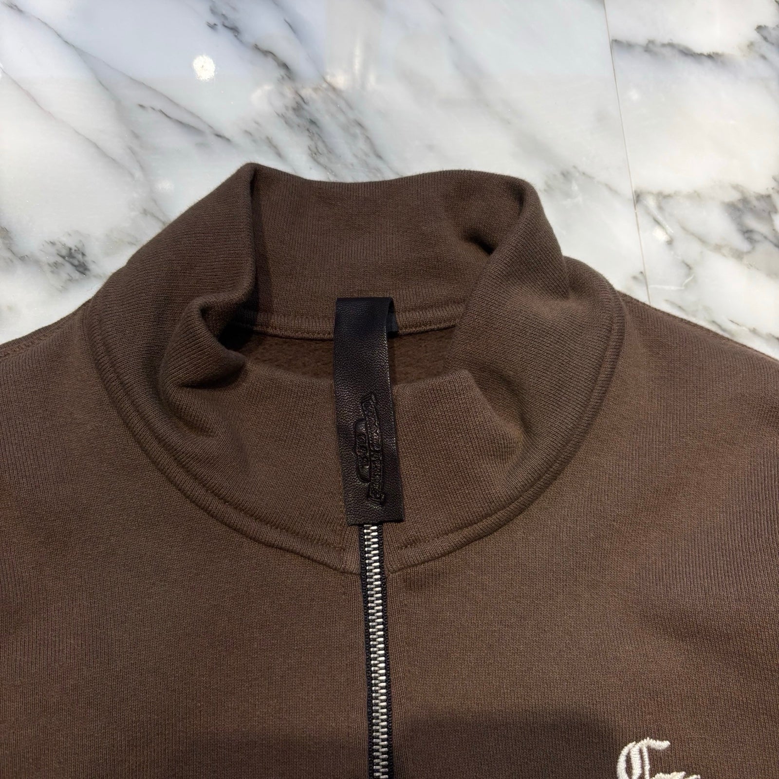 CHROME HEARTS Y NOT SLO RIDE Half Zip Sweat Shirt Size M クロムハーツ ワイノット スローライド ハーフジップスウェットシャツ サイズM