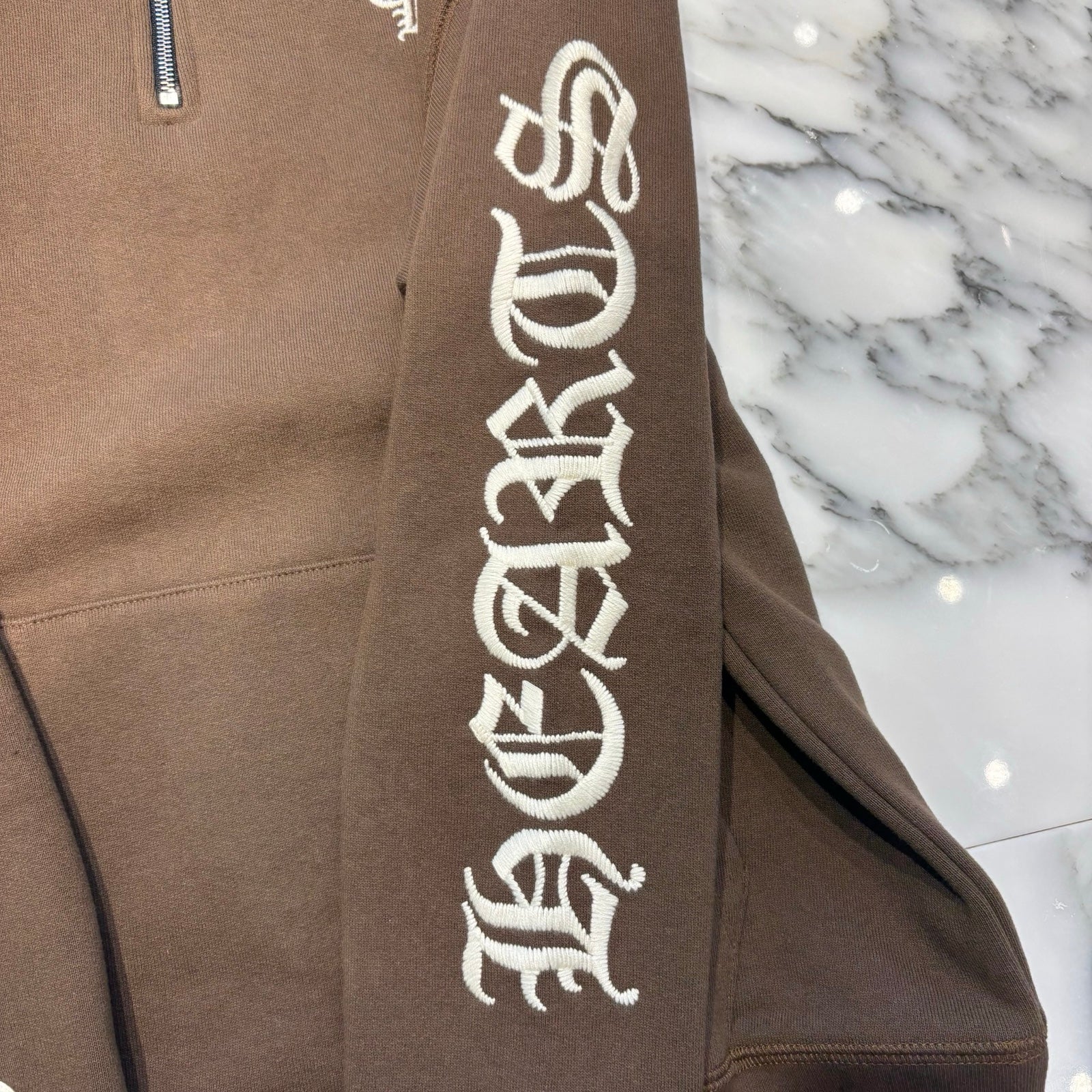 CHROME HEARTS Y NOT SLO RIDE Half Zip Sweat Shirt Size M クロムハーツ ワイノット スローライド ハーフジップスウェットシャツ サイズM