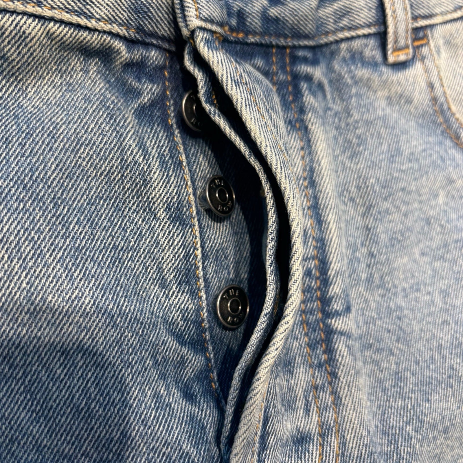 THE LOW Blue Ross Mid Rise Straight Leg Jeans 554-W3103 Size 32 ザ