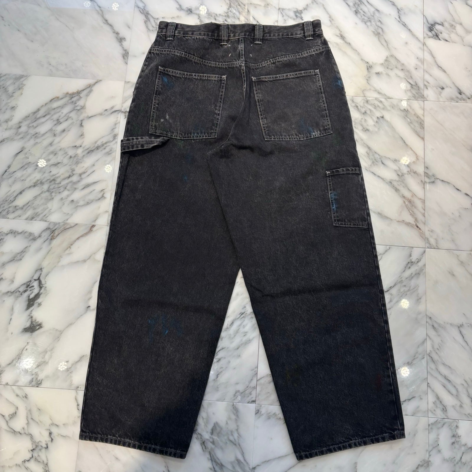 Maison Margiela 2022AW Black Paint Jeans S51LA0162 S30842 Size 32 メゾンマルジェラ ブラックペイント ジーンズ サイズ32
