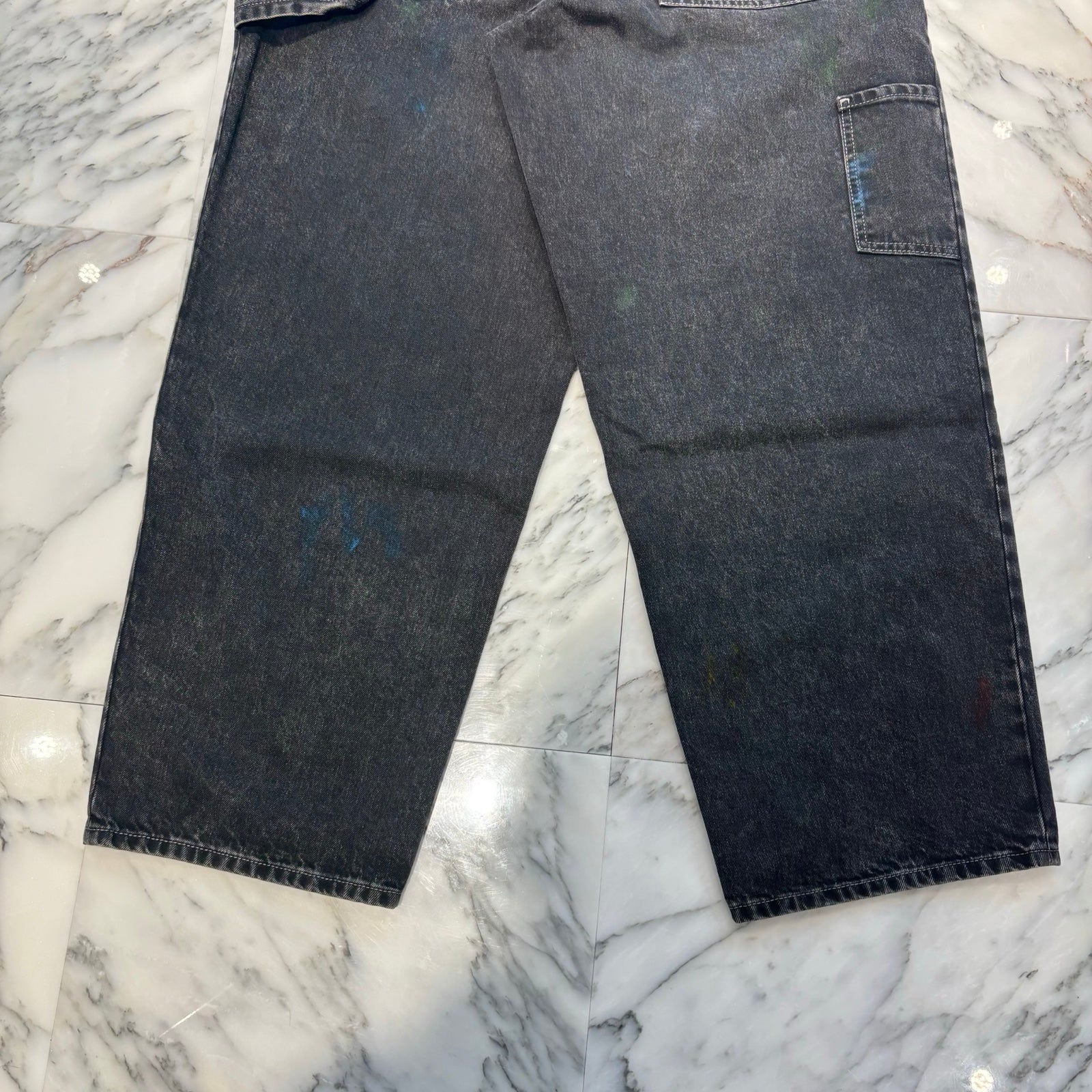 Maison Margiela 2022AW Black Paint Jeans S51LA0162 S30842 Size 32 メゾンマルジェラ ブラックペイント ジーンズ サイズ32