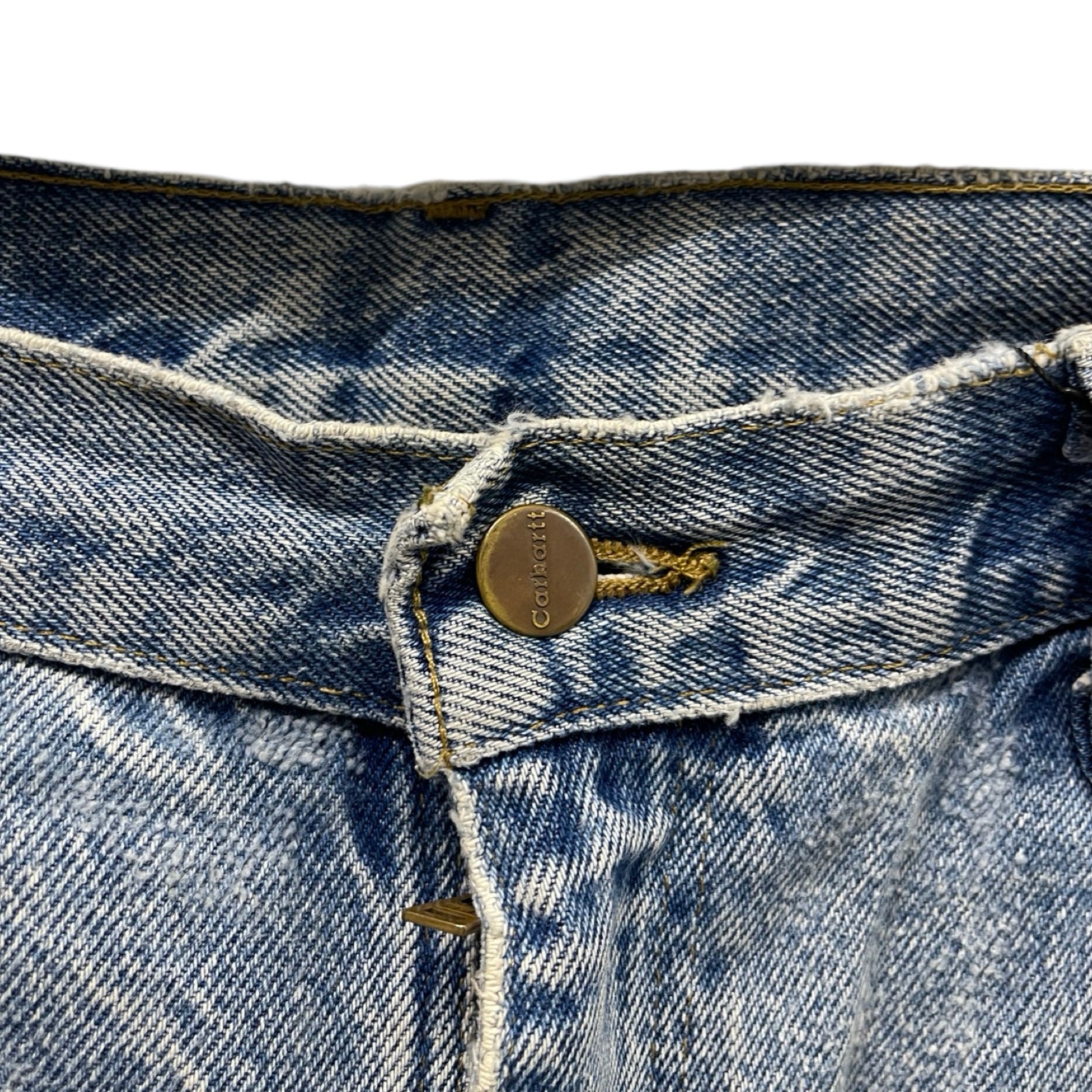 Carhartt Double Knee Denim Painter Pants Size 34×32