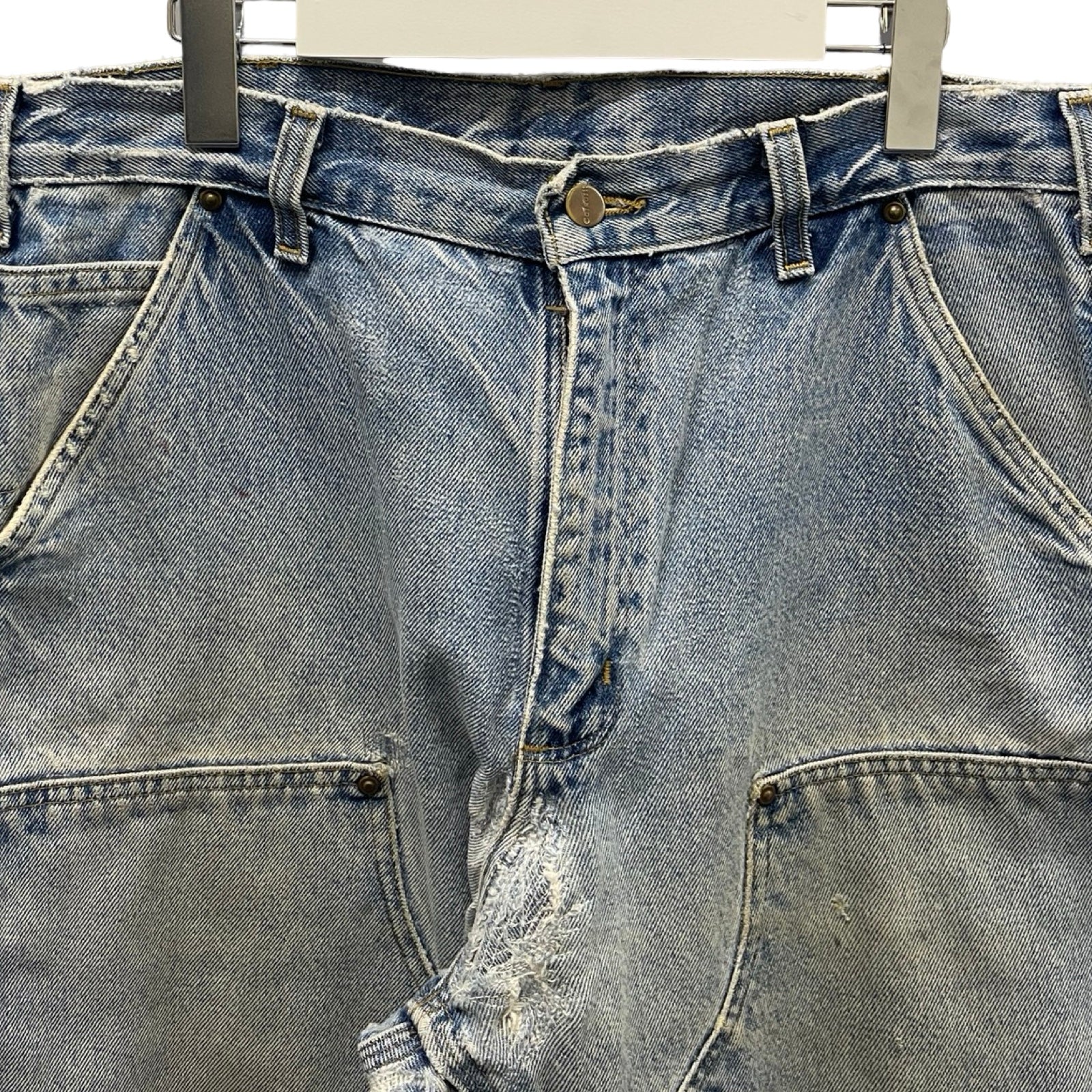 Carhartt Double Knee Denim Painter Pants Size 34×32