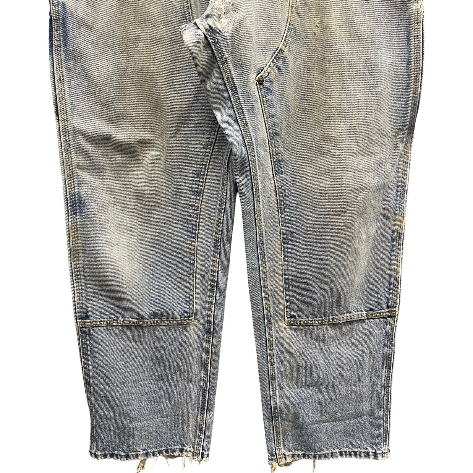 Carhartt Double Knee Denim Painter Pants Size 34×32