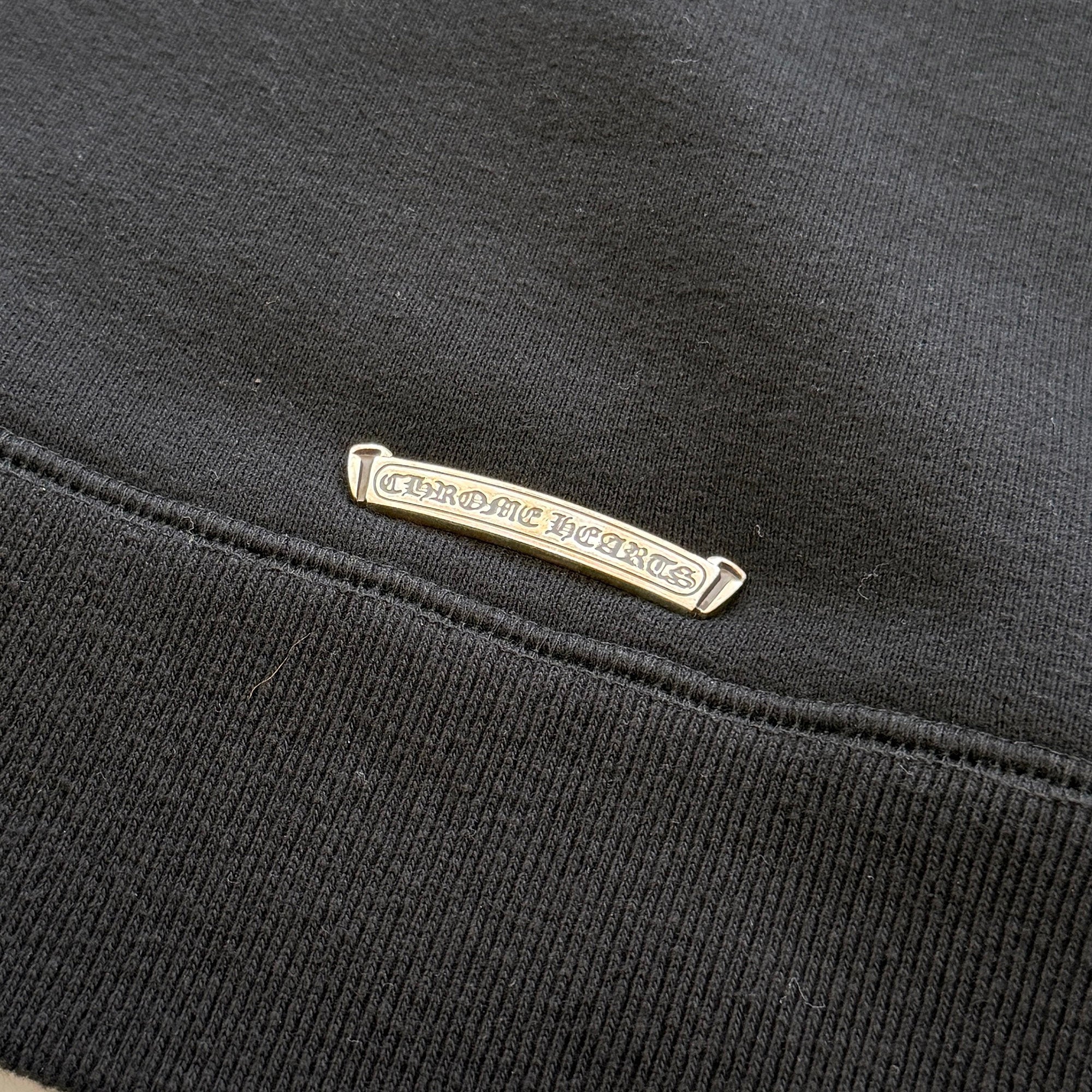 CHROME HEARTS 2025SS Y NOT Cemetery Cross Applique Embroidery Sweatshirt Size XS クロムハーツ ワイノット セメタリークロス アップリケ刺繡 スウェットシャツ サイズXS
