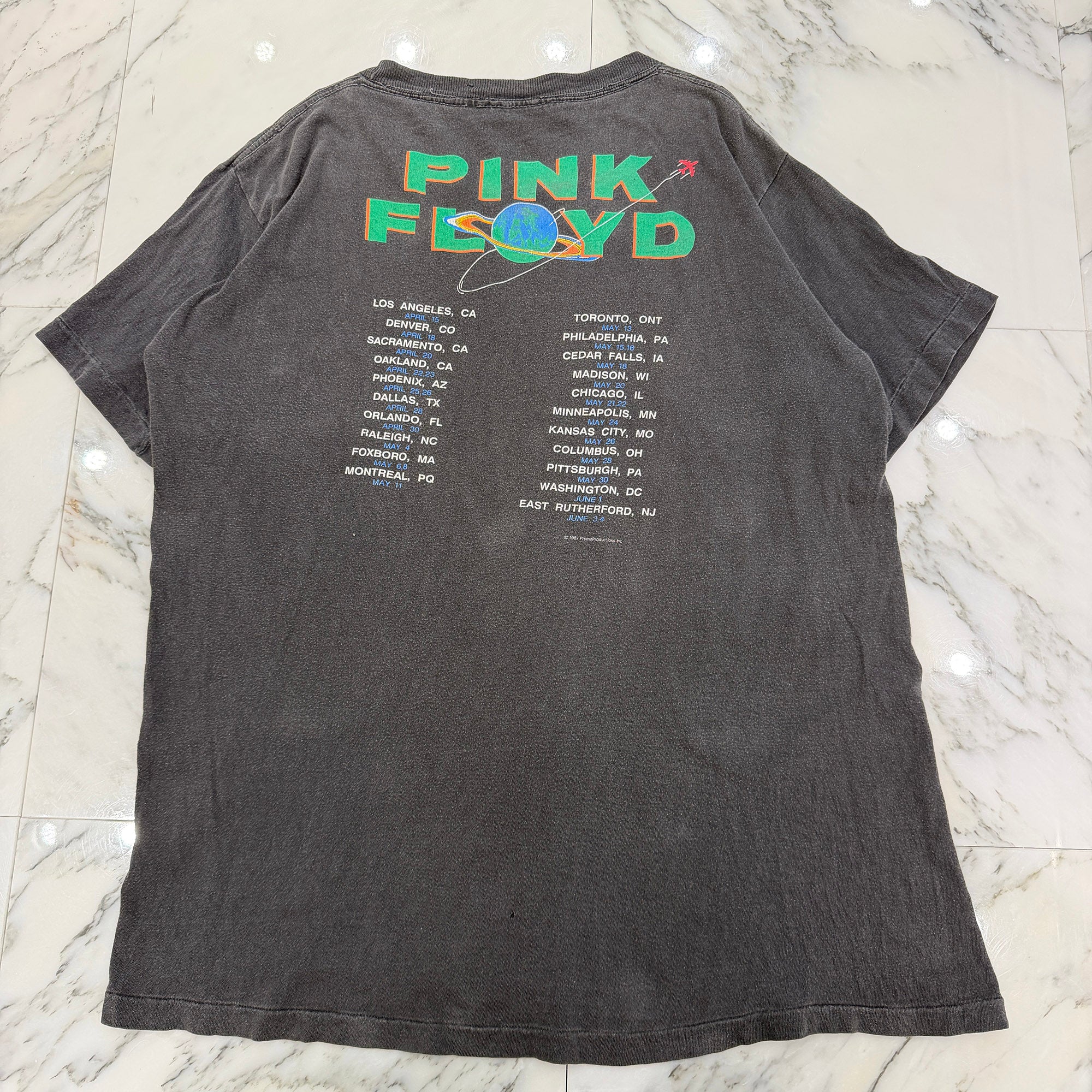 Vintage 90's Pink Floyd "A Momentary Lapse of Reason Tour 1987" S/S Tee ヴィンテージ 90's ピンクフロイド "モーメンタリー・ラプス・オブ・リーズン・ツアー 1987" Tシャツ