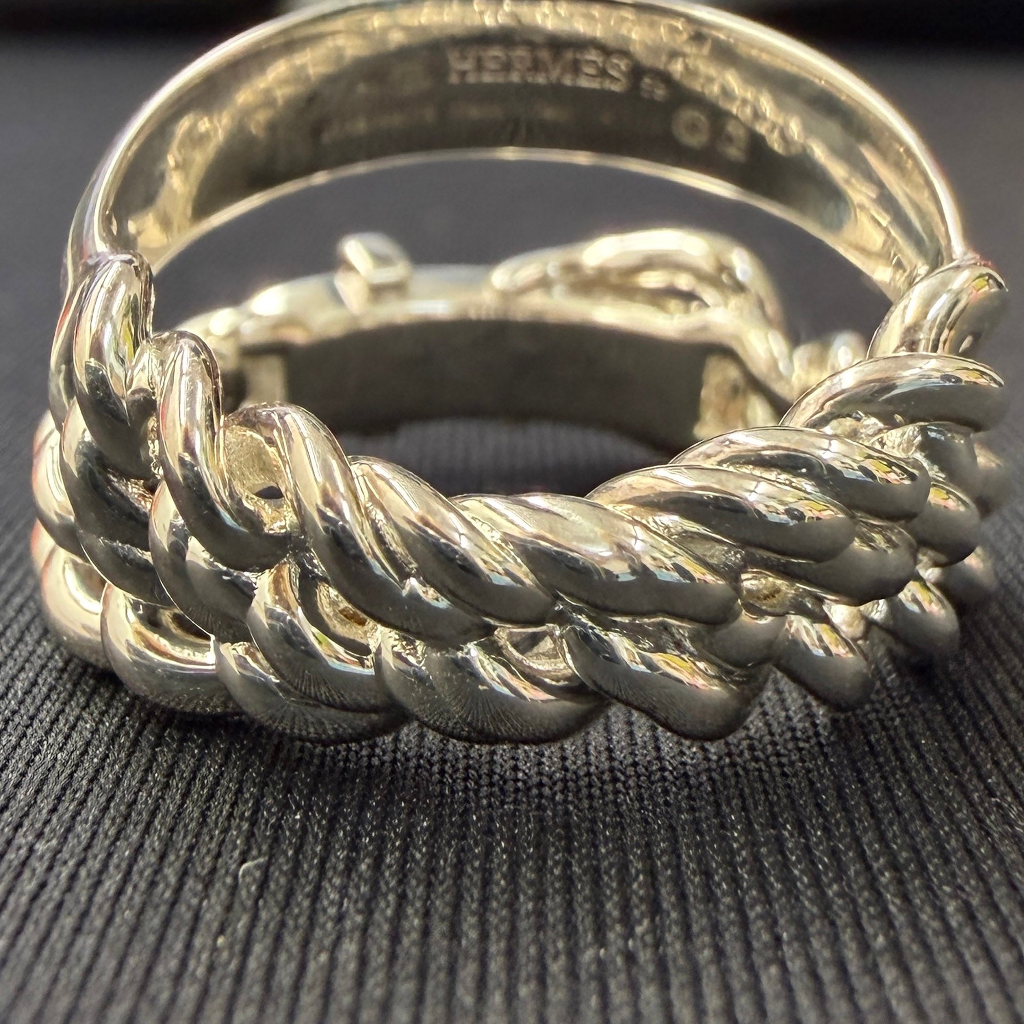 HERMES Boucle Sellier Inflexible Ring Size 59 (約19号) エルメス ブックルセリエ インフレキシブル リング サイズ59 (約19号)